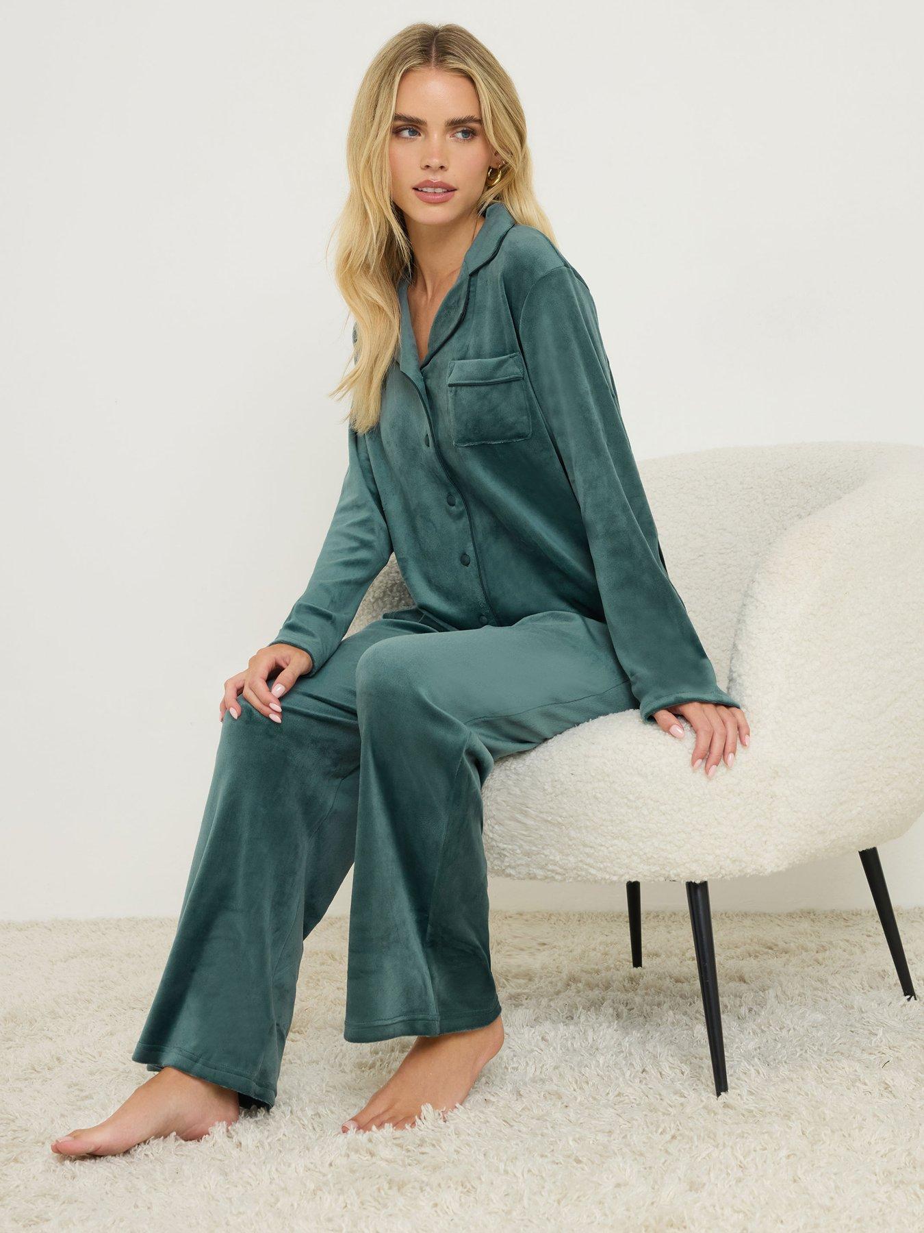 PixieGirl Petite Super Luxe Pj Set - Green