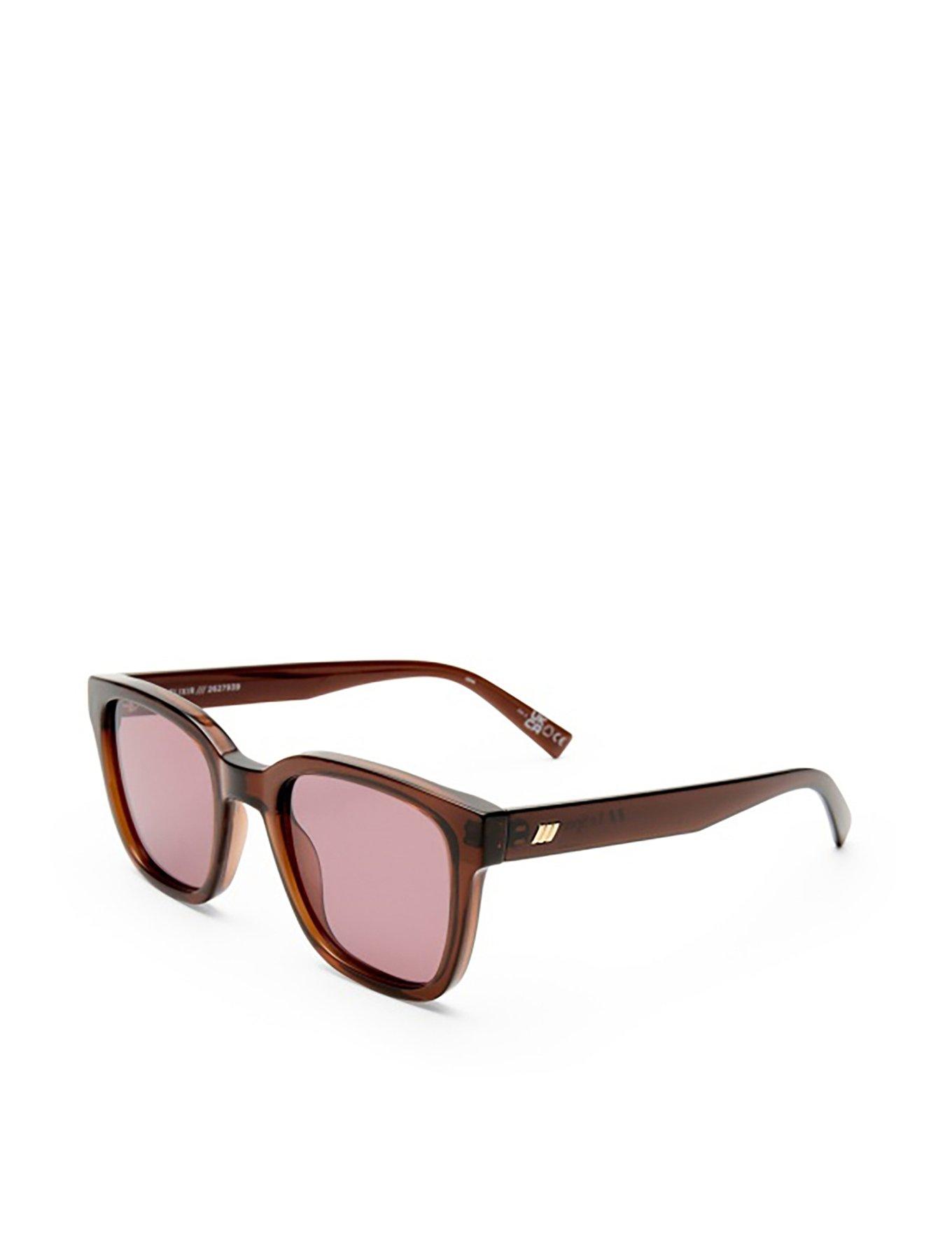 le-specs-elixir-square-sunglasses-dark-chocolate-brownfront