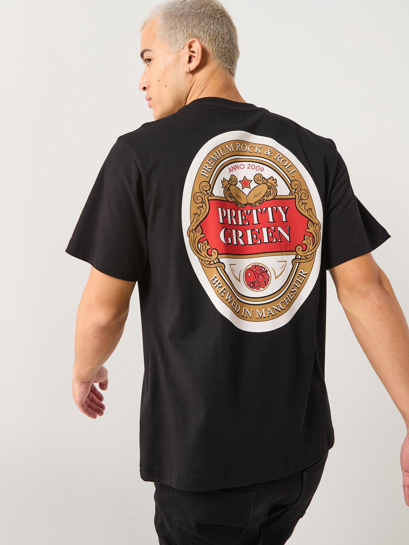 Pretty Green Pretty Green Nelson Back Graphic T-shirt - Black