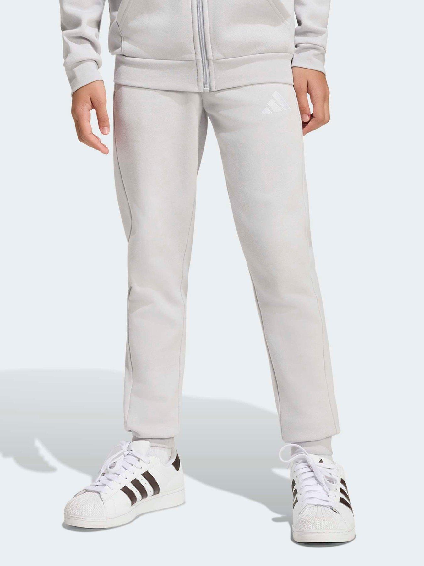 adidas-junior-entrada-26-football-sweat-pants-greyfront