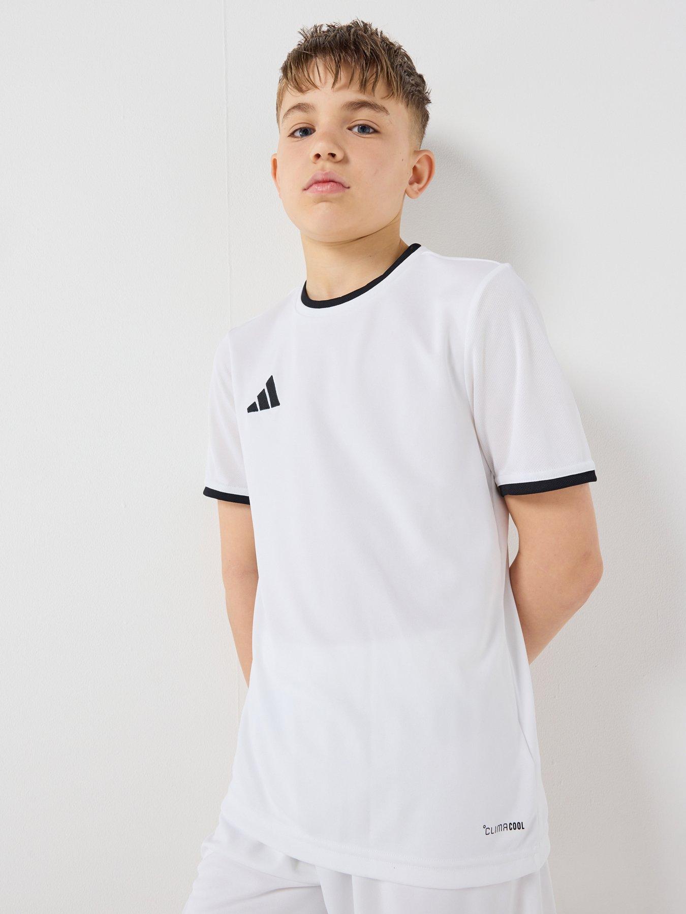 Image 1 of 6 of adidas Junior Entrada 26 Football Training Jersey - White