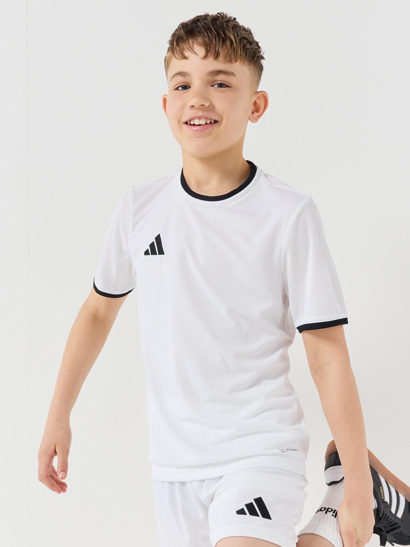 Image 4 of 6 of adidas Junior Entrada 26 Football Training Jersey - White
