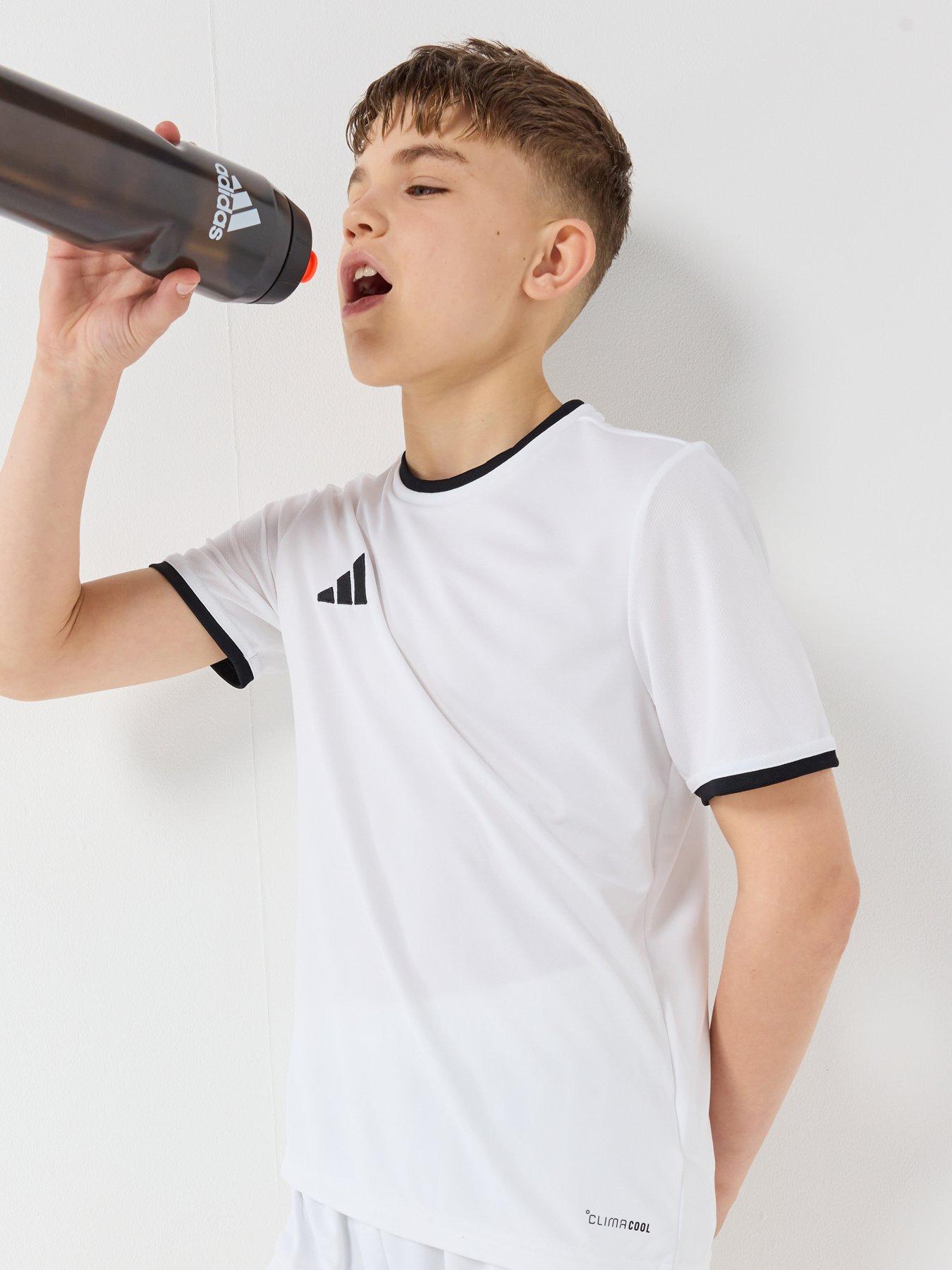 Image 5 of 6 of adidas Junior Entrada 26 Football Training Jersey - White