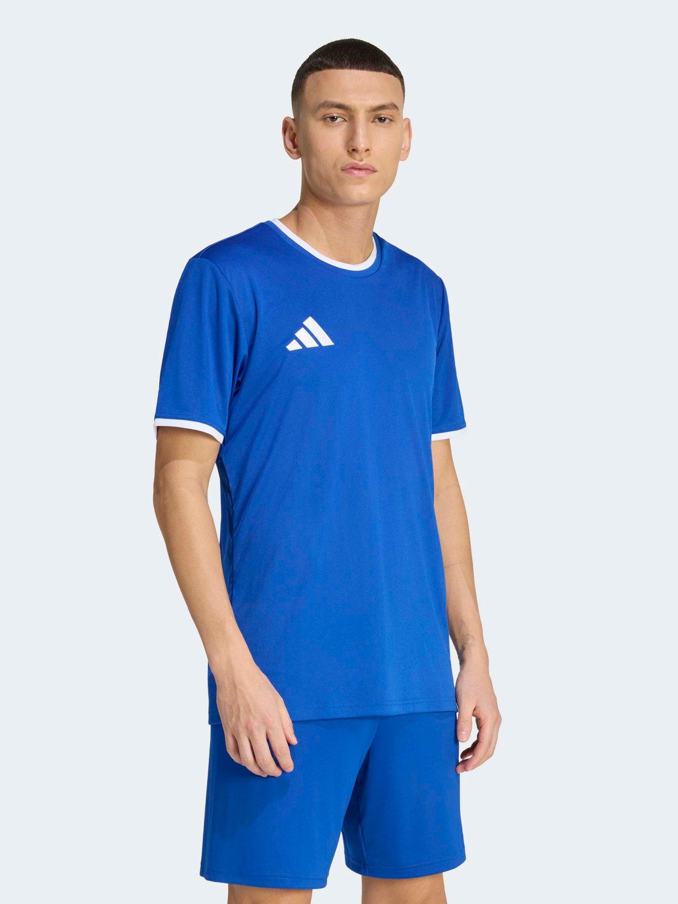 Image 1 of 6 of adidas Mens Entrada 26 Football T-Shirt - Blue