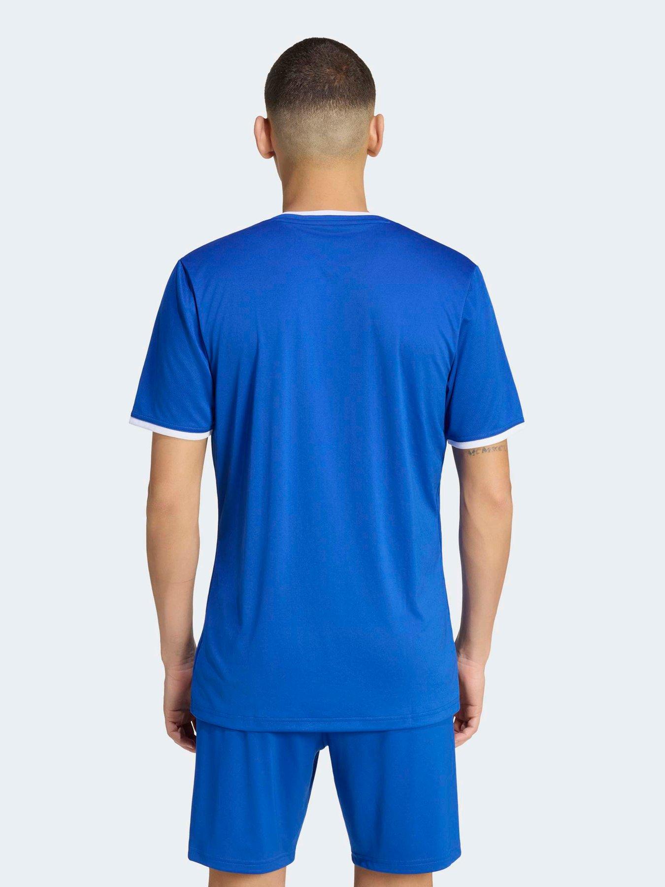 Image 2 of 6 of adidas Mens Entrada 26 Football T-Shirt - Blue