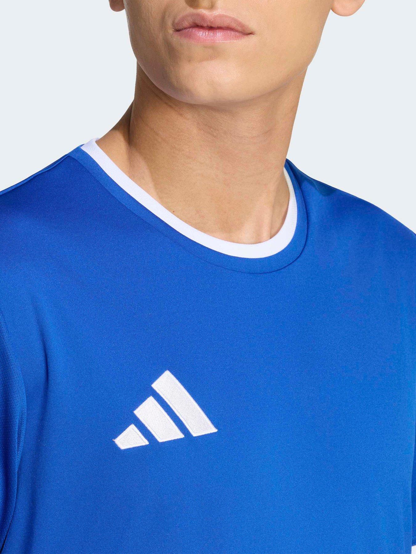 Image 4 of 6 of adidas Mens Entrada 26 Football T-Shirt - Blue
