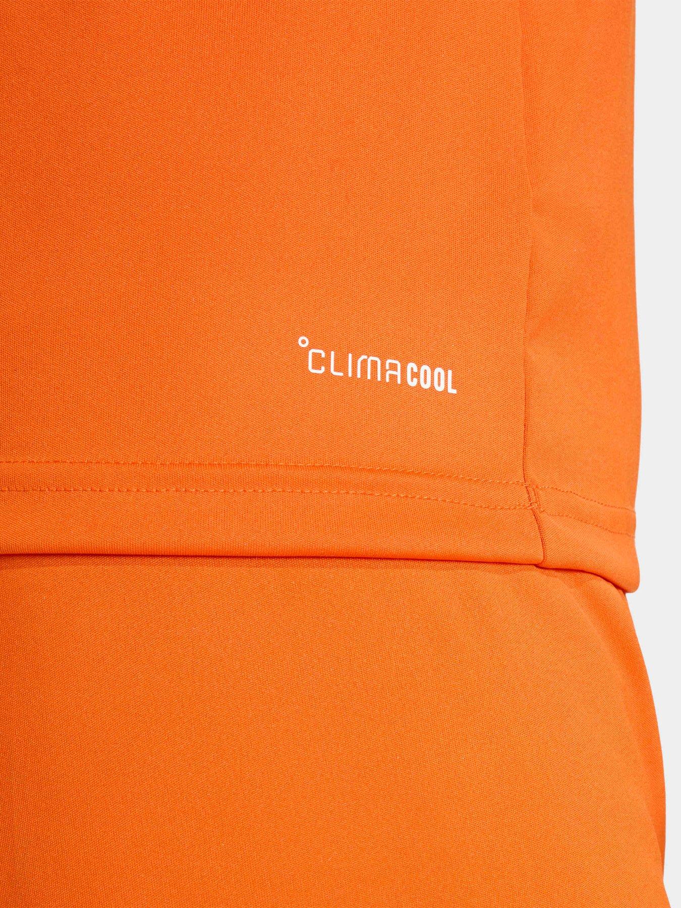 Image 5 of 6 of adidas Mens Entrada 26 Slim Fit Football T-Shirt - Orange