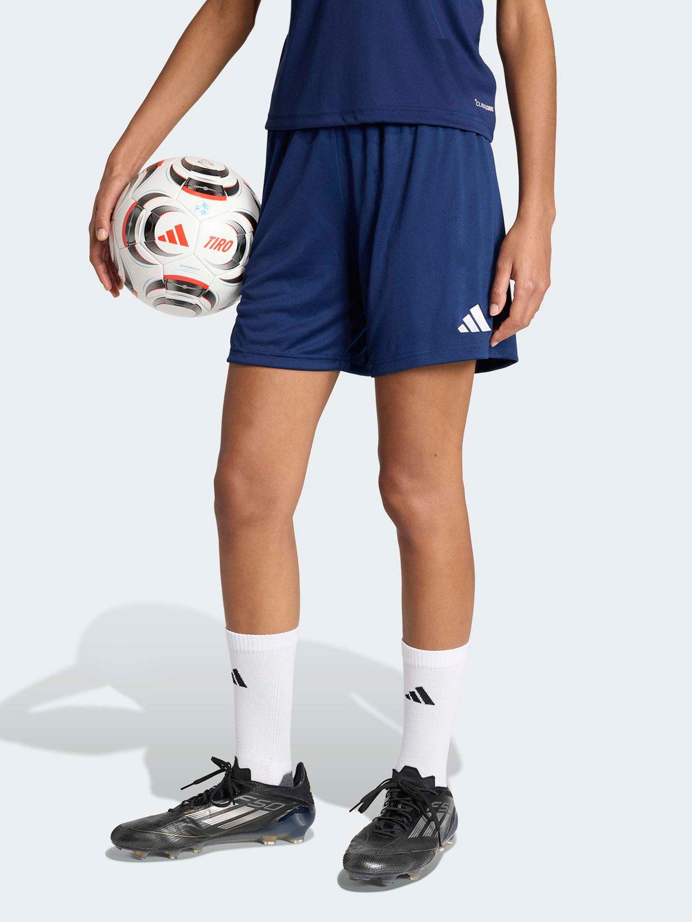 Image 1 of 5 of adidas Womens Entrada 26 Football Training Shorts - Navy