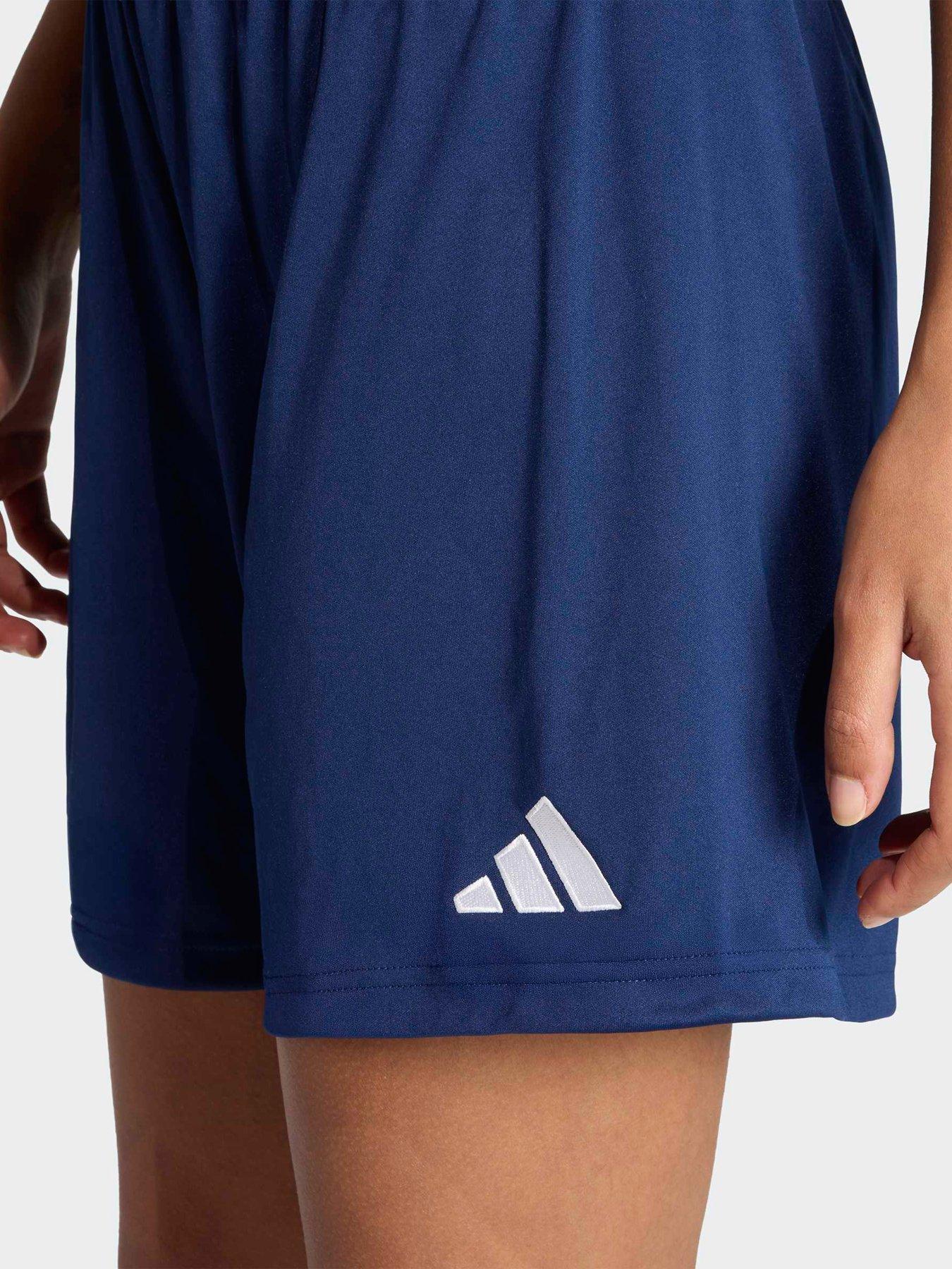 Image 4 of 5 of adidas Womens Entrada 26 Football Training Shorts - Navy