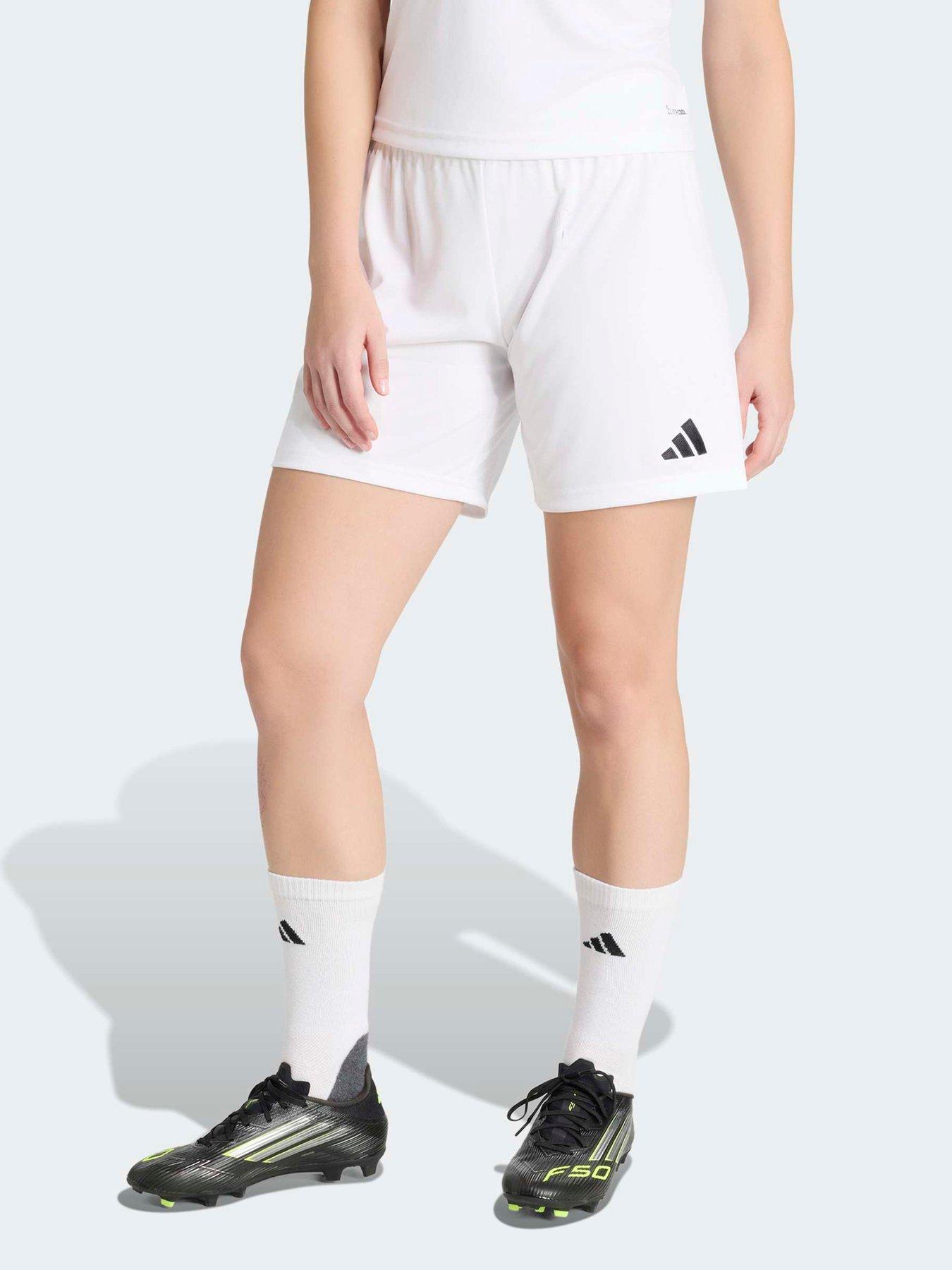 Image 1 of 5 of adidas Womens Entrada 26 Football Training Shorts - White