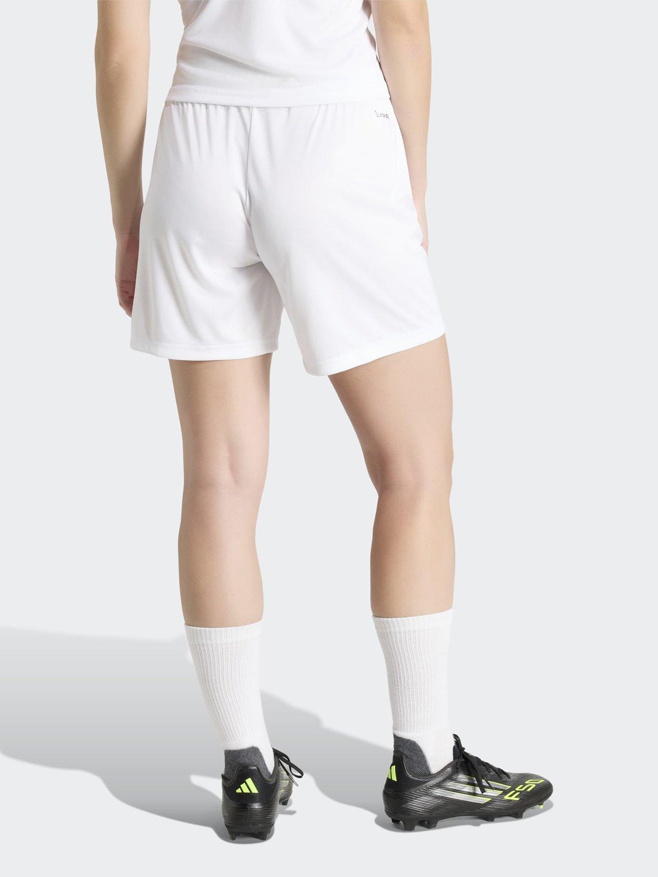 Image 2 of 5 of adidas Womens Entrada 26 Football Training Shorts - White