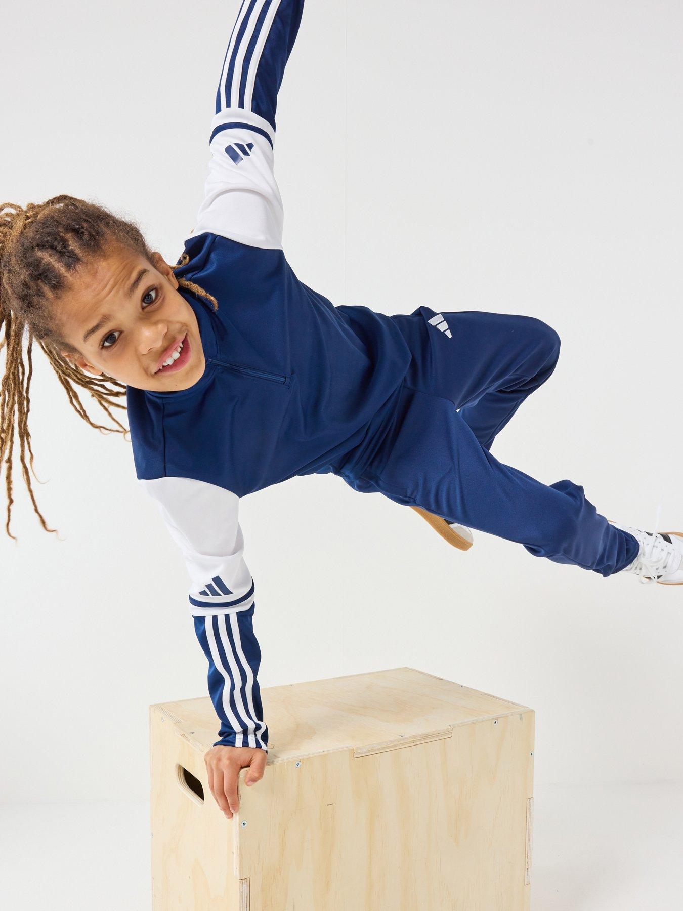adidas Junior Squadra 25 Football 1/4 Zip Top - Navy