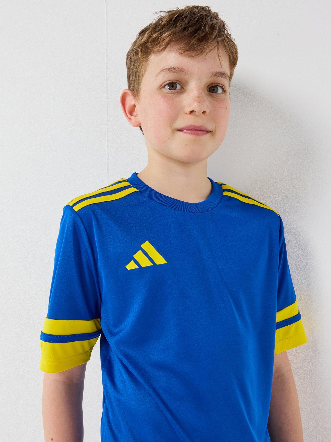 adidas-junior-squadra-25-football-training-jersey-bluedetail