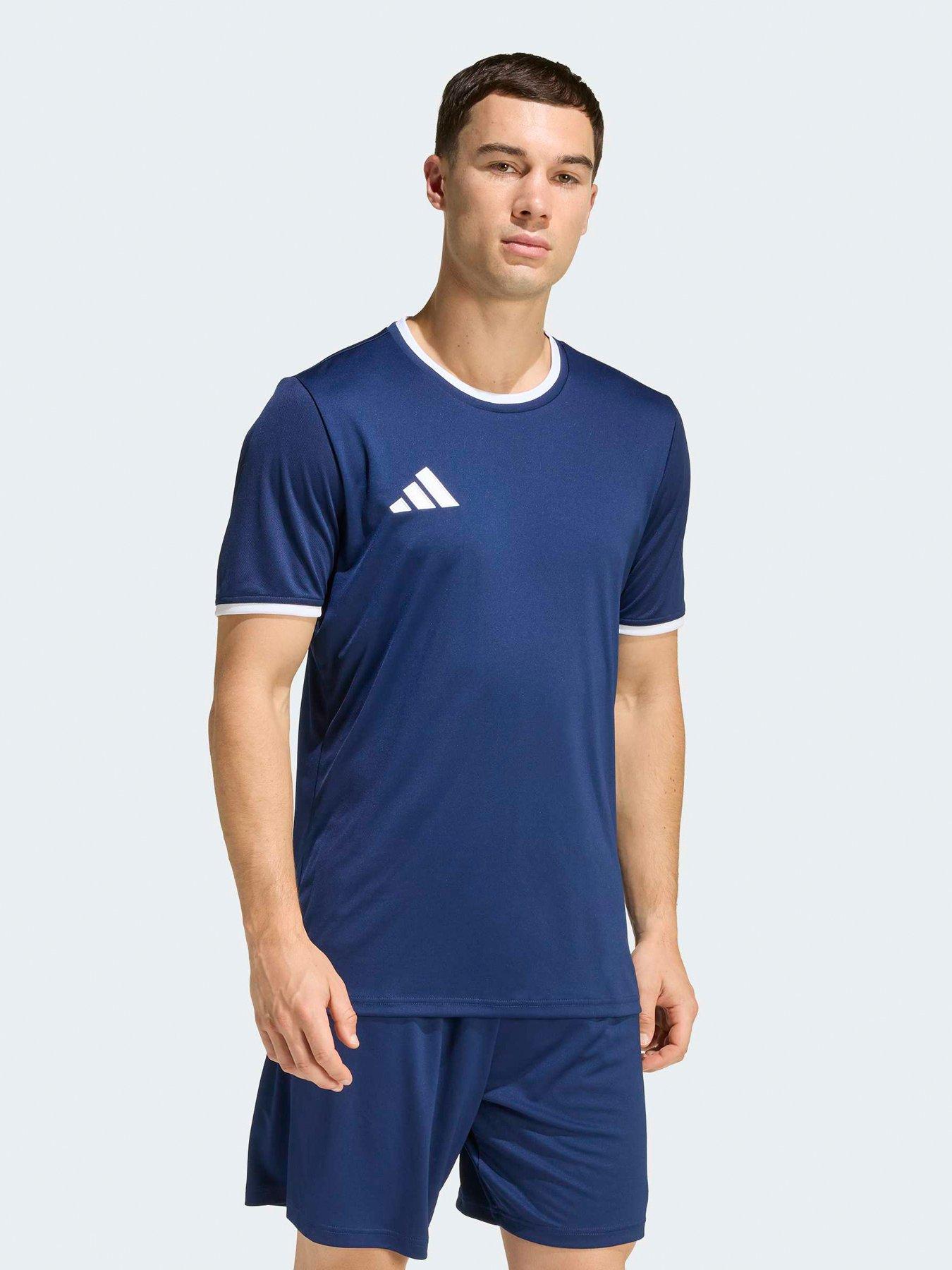Image 1 of 5 of adidas Mens Football Entrada 26 Tee - Blue
