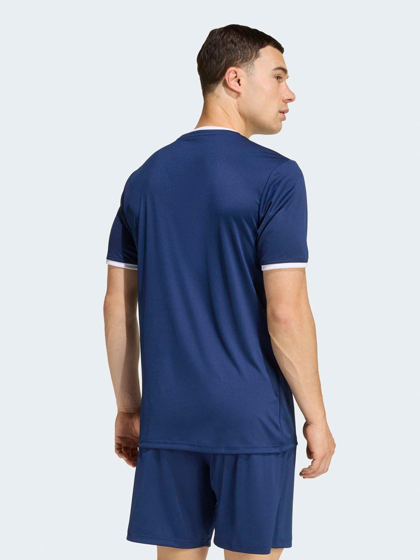 Image 2 of 5 of adidas Mens Football Entrada 26 Tee - Blue