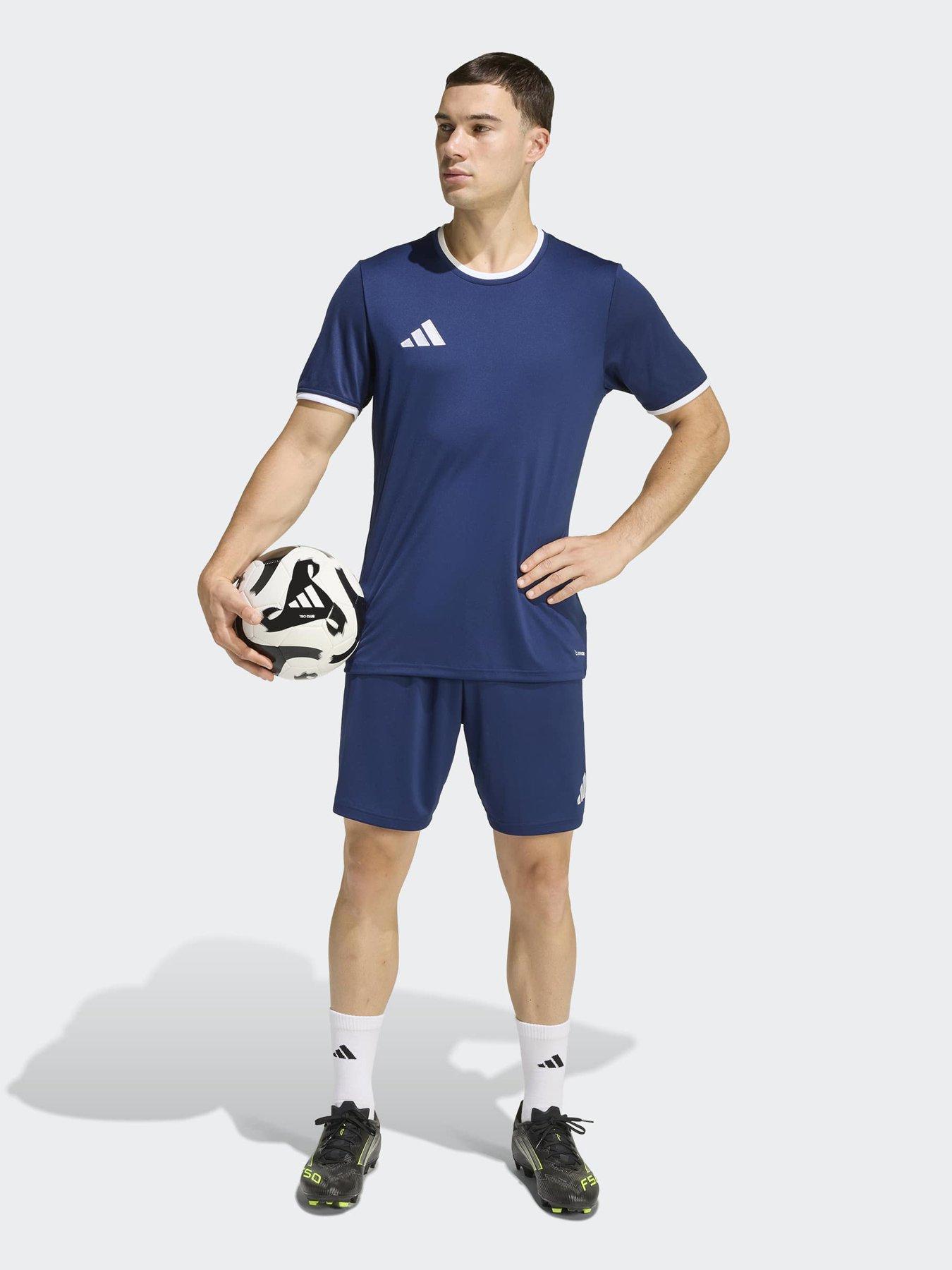 Image 3 of 5 of adidas Mens Football Entrada 26 Tee - Blue