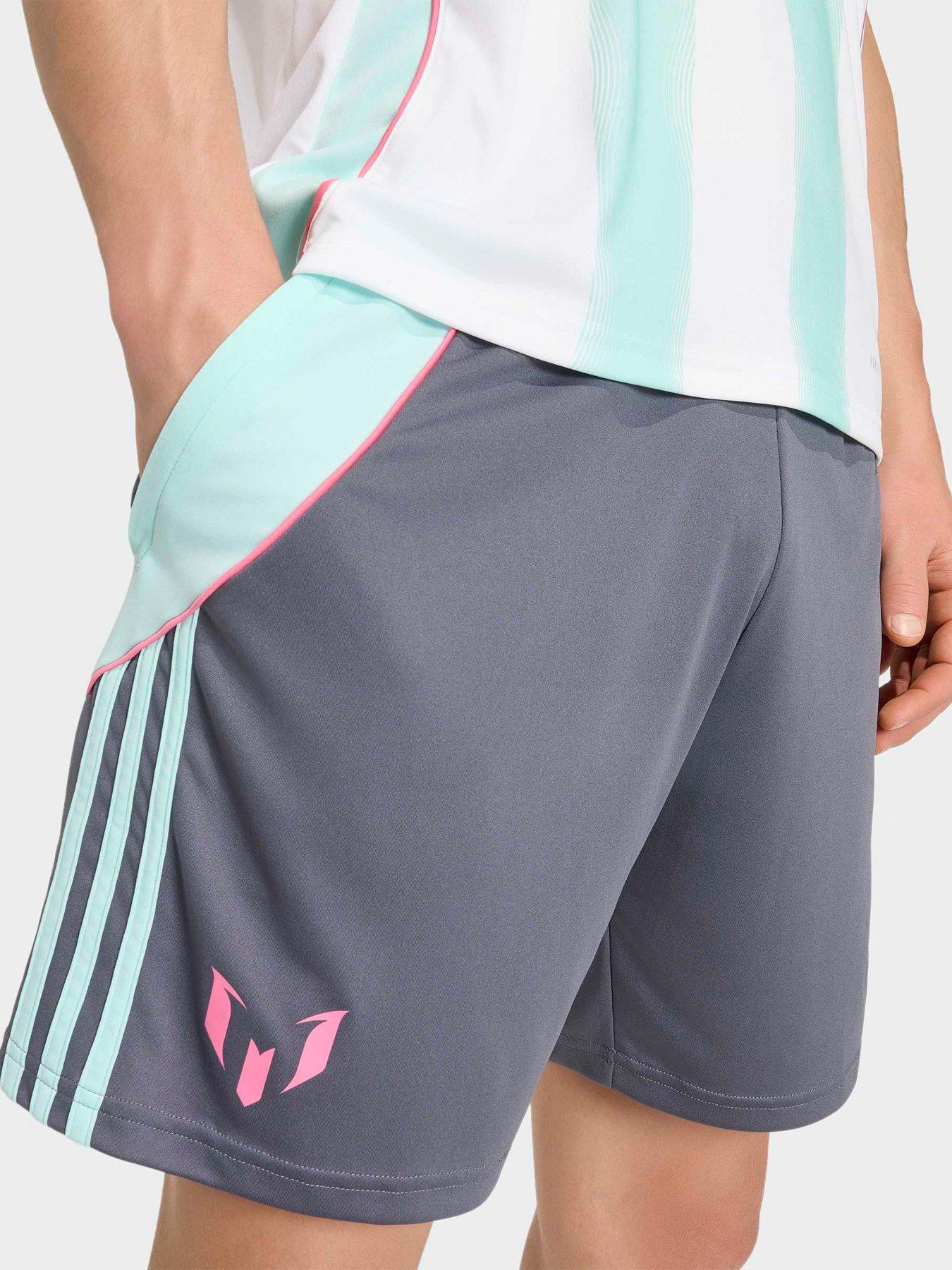 adidas Mens Messi Football Training Shorts - Grey | Very Ireland