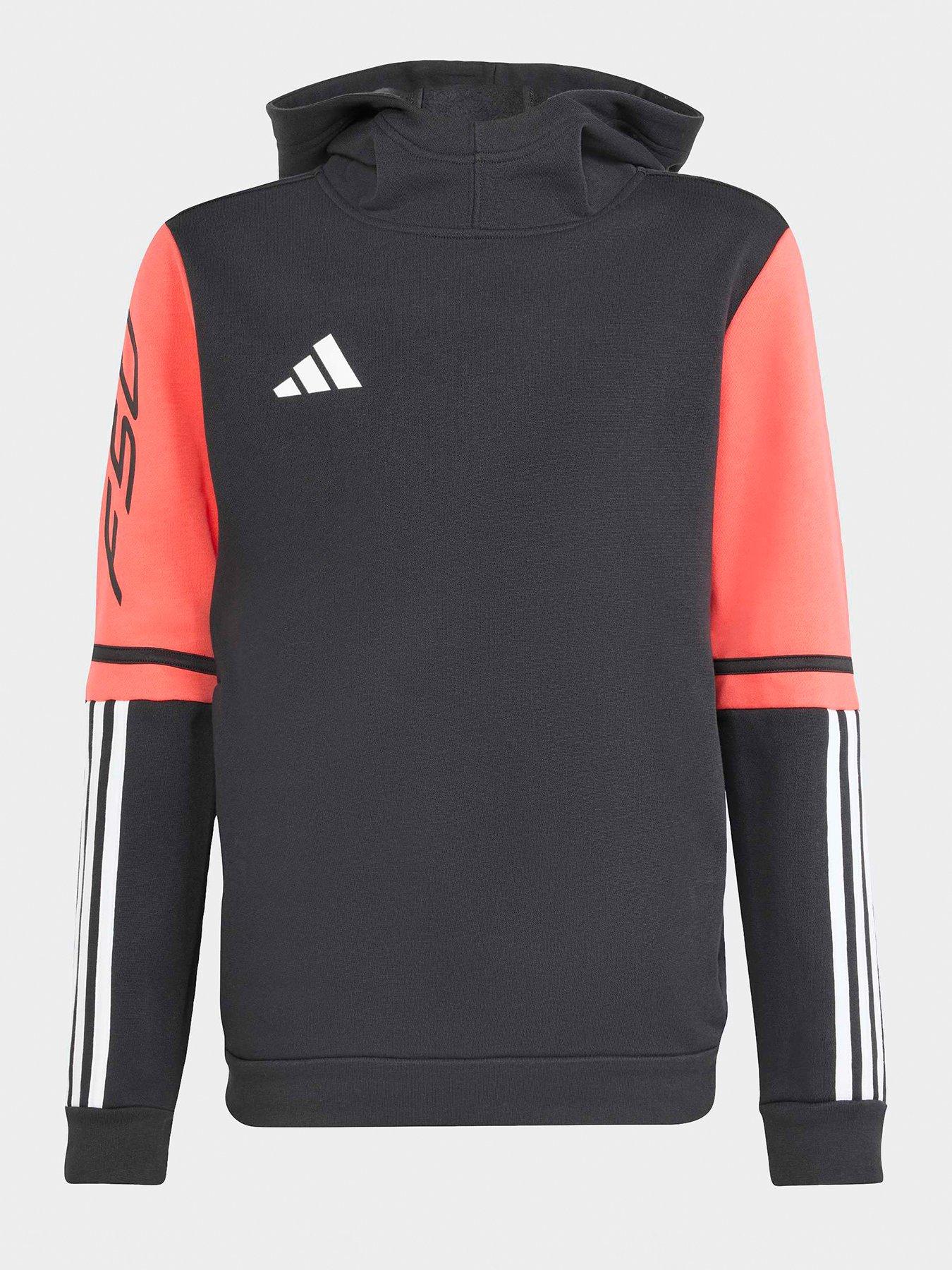 adidas Junior Squadra 25 Football Hooded Track Top - Black