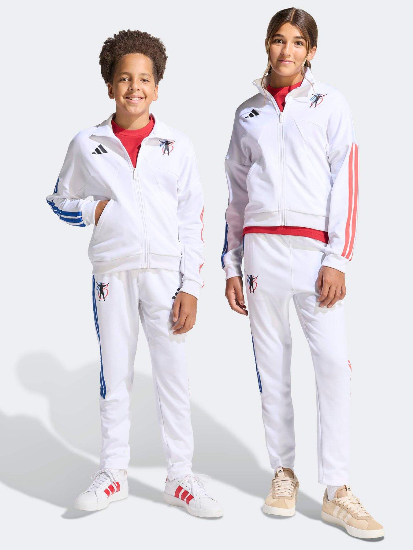 adidas Junior Jude Bellingham Football Training Pants - White