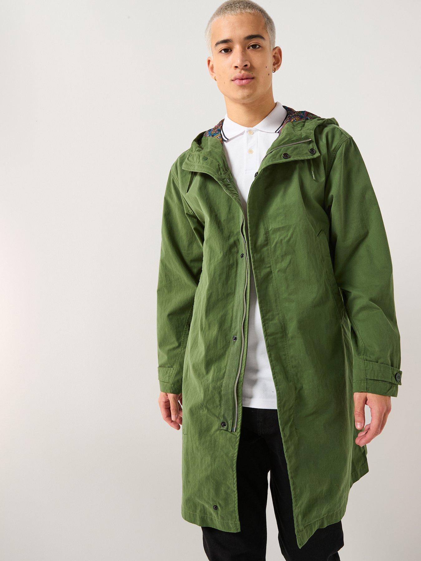 Pretty Green Pretty Green Feltham Parka Coat - Khaki