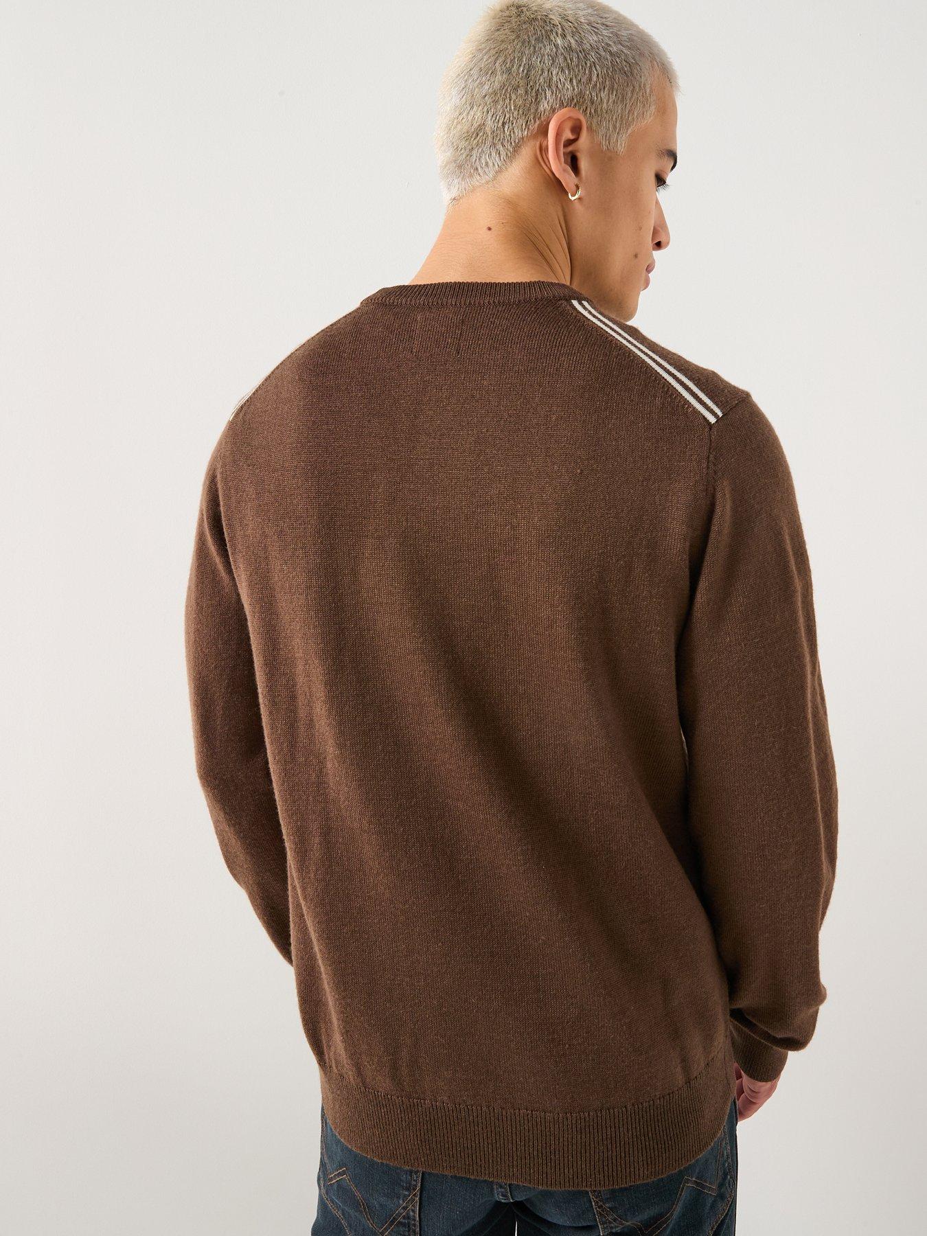 pretty-green-pretty-green-tipped-crew-knitted-jumper-brownstillFront
