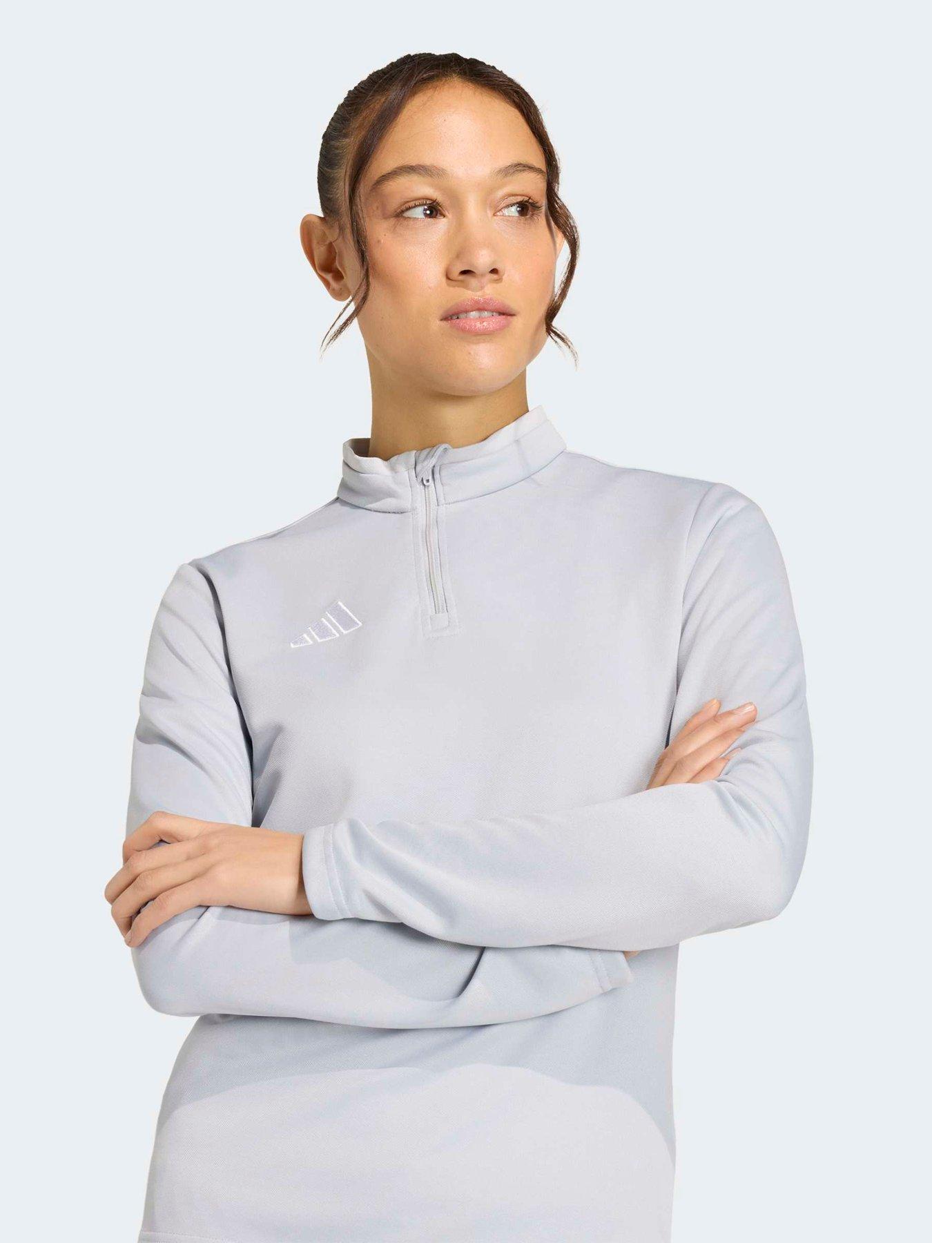 Image 4 of 6 of adidas Womens Entrada 26 Football Sweatshirt - Grey