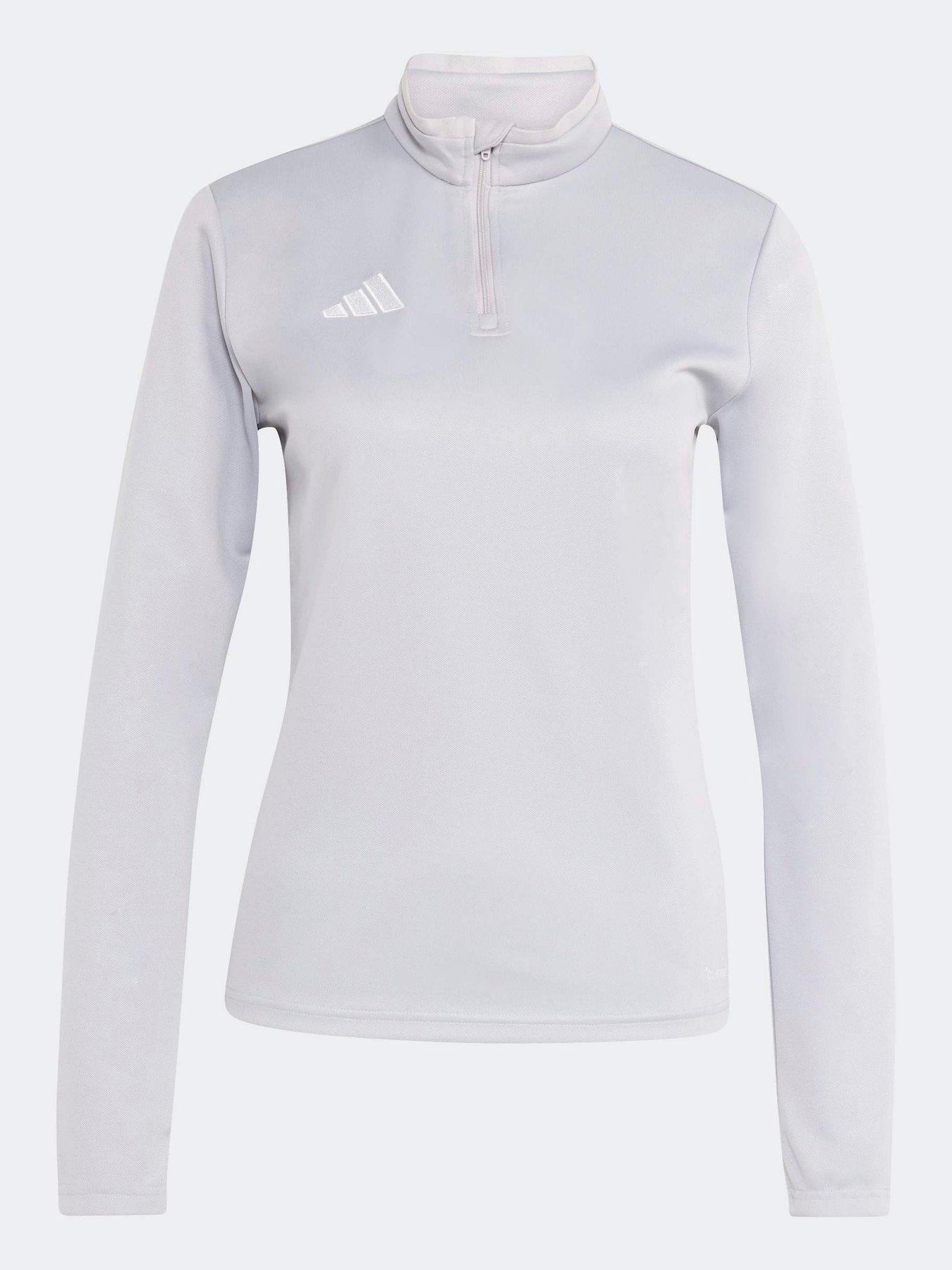 Image 6 of 6 of adidas Womens Entrada 26 Football Sweatshirt - Grey