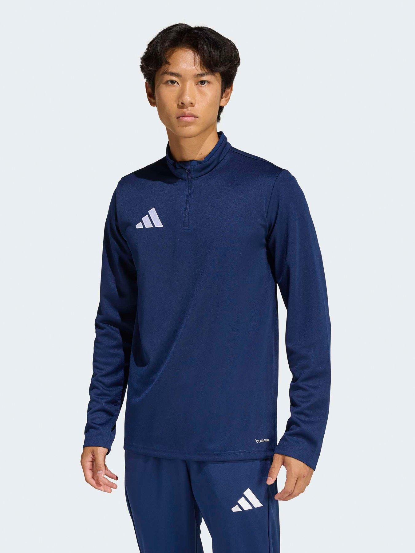 Image 1 of 5 of adidas Mens Football Entrada 26 1/4 Zip Training Top&nbsp;- Navy