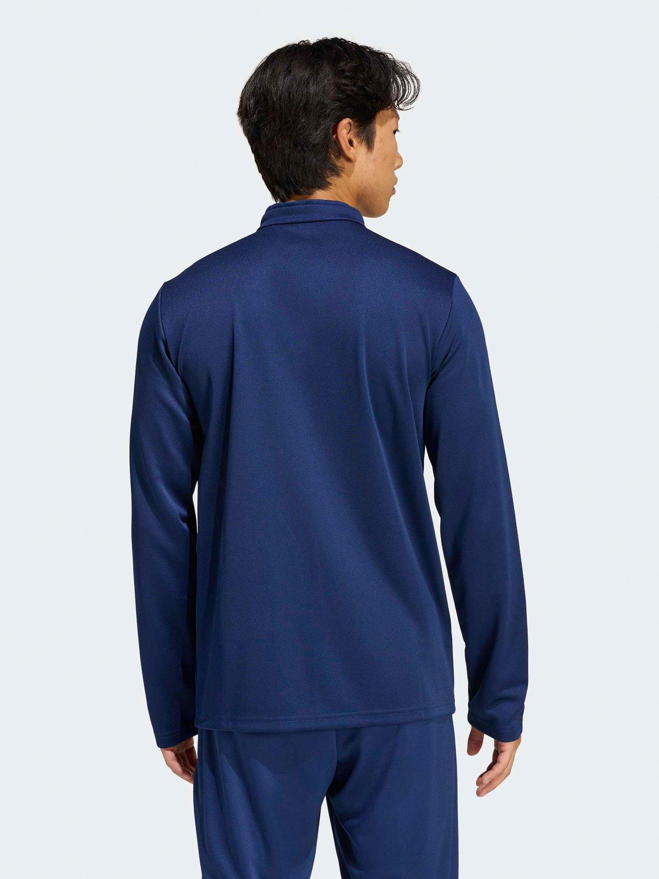 Image 2 of 5 of adidas Mens Football Entrada 26 1/4 Zip Training Top&nbsp;- Navy