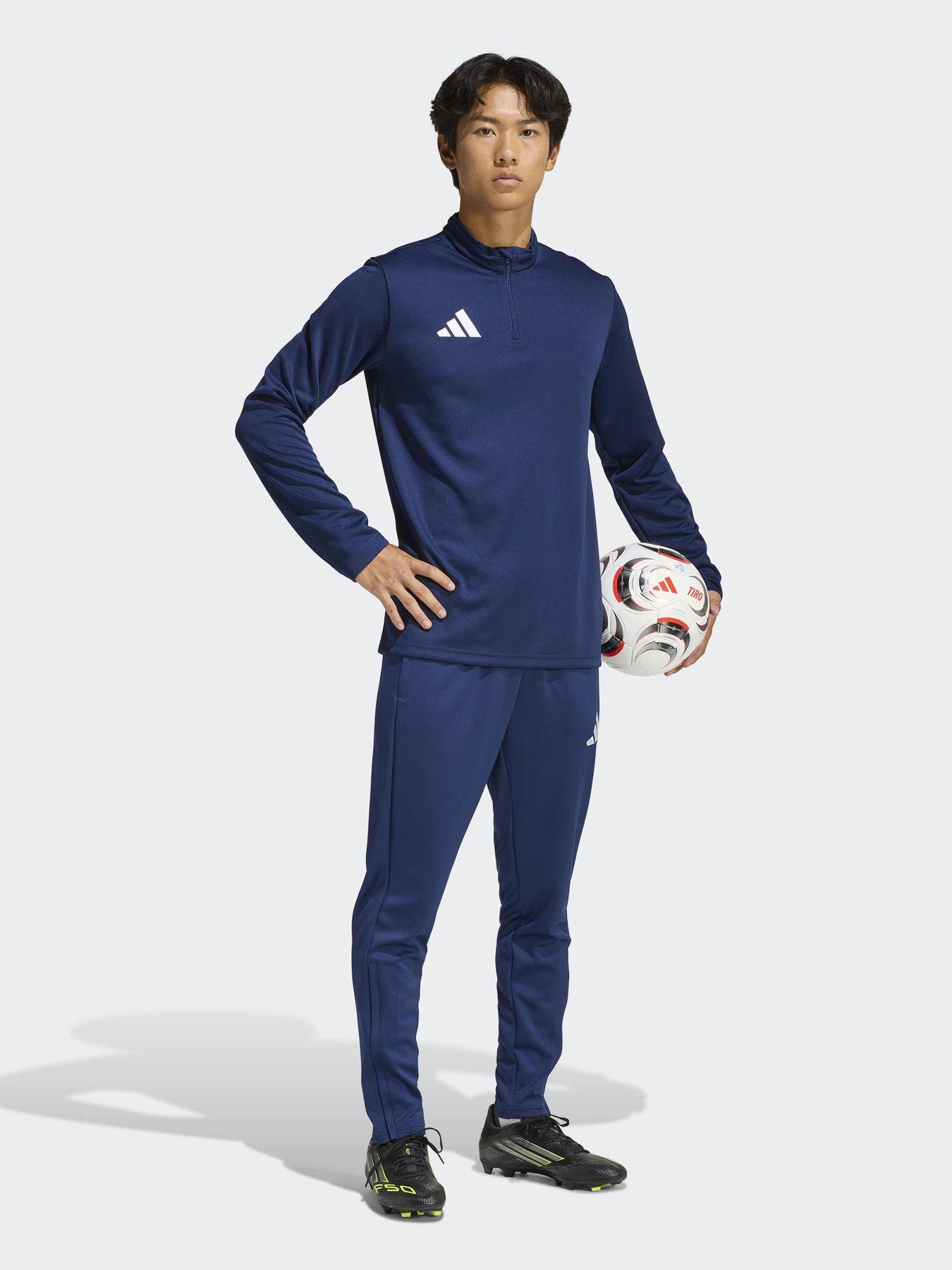 Image 3 of 5 of adidas Mens Football Entrada 26 1/4 Zip Training Top&nbsp;- Navy