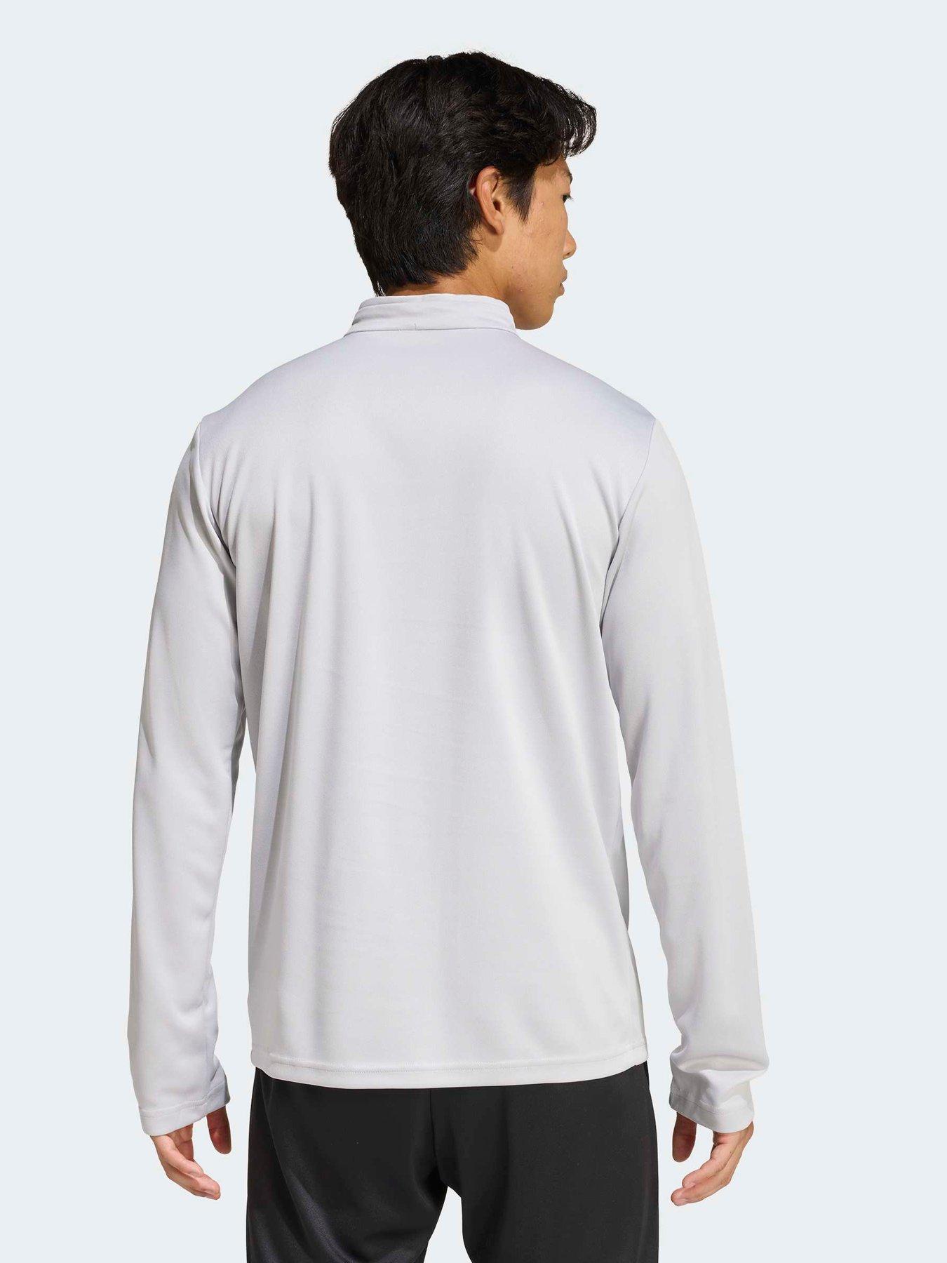 Image 2 of 5 of adidas Mens Football Entrada 26 1/4 Zip Training Top&nbsp;- Grey