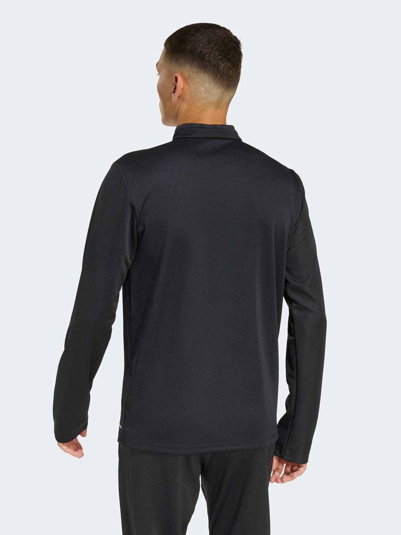 Image 2 of 5 of adidas Mens Football Entrada 26 1/4 Zip Training Top&nbsp;- Black