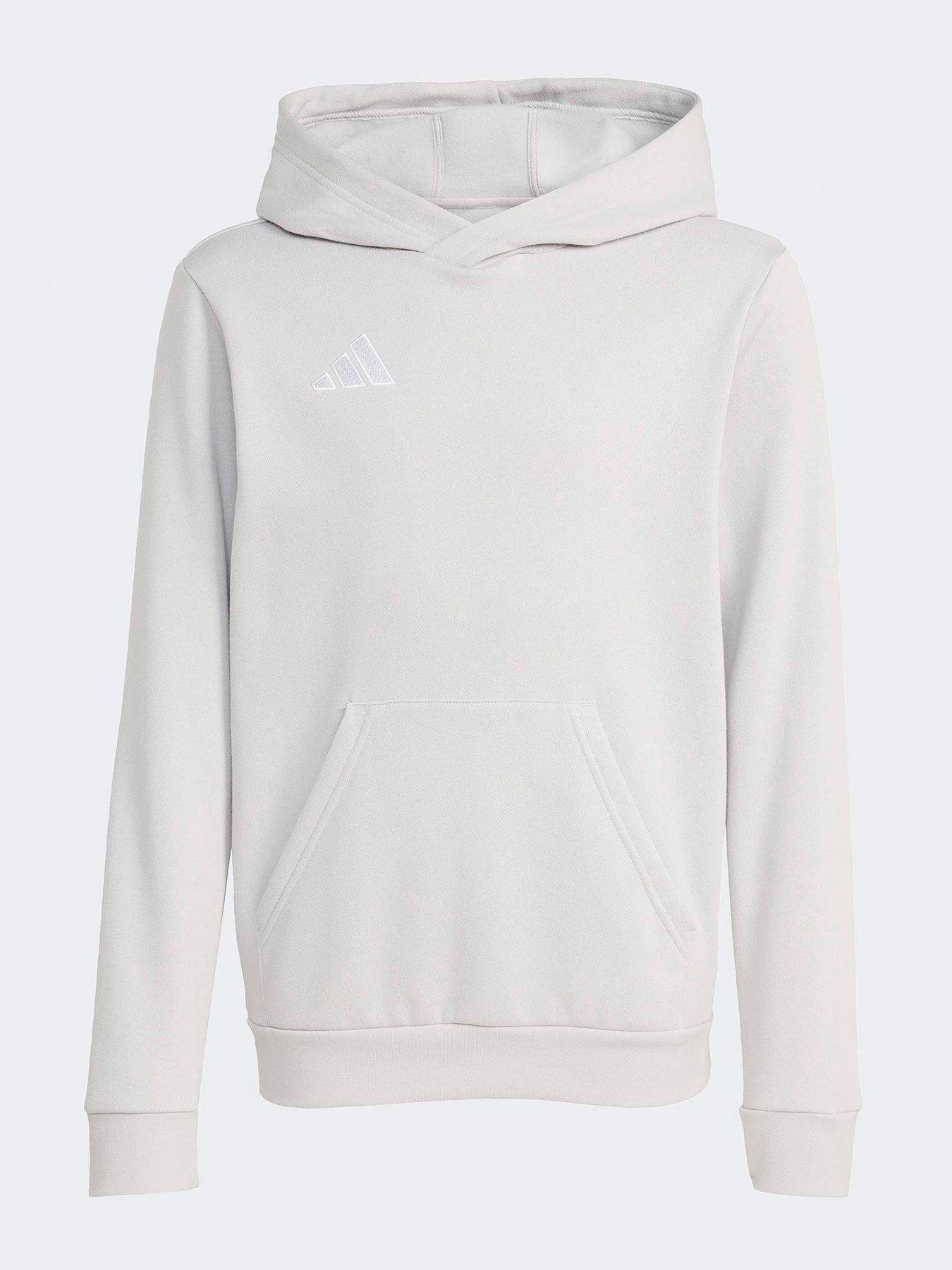 Image 2 of 5 of adidas Junior Football Entrada 26 Hoody - Grey
