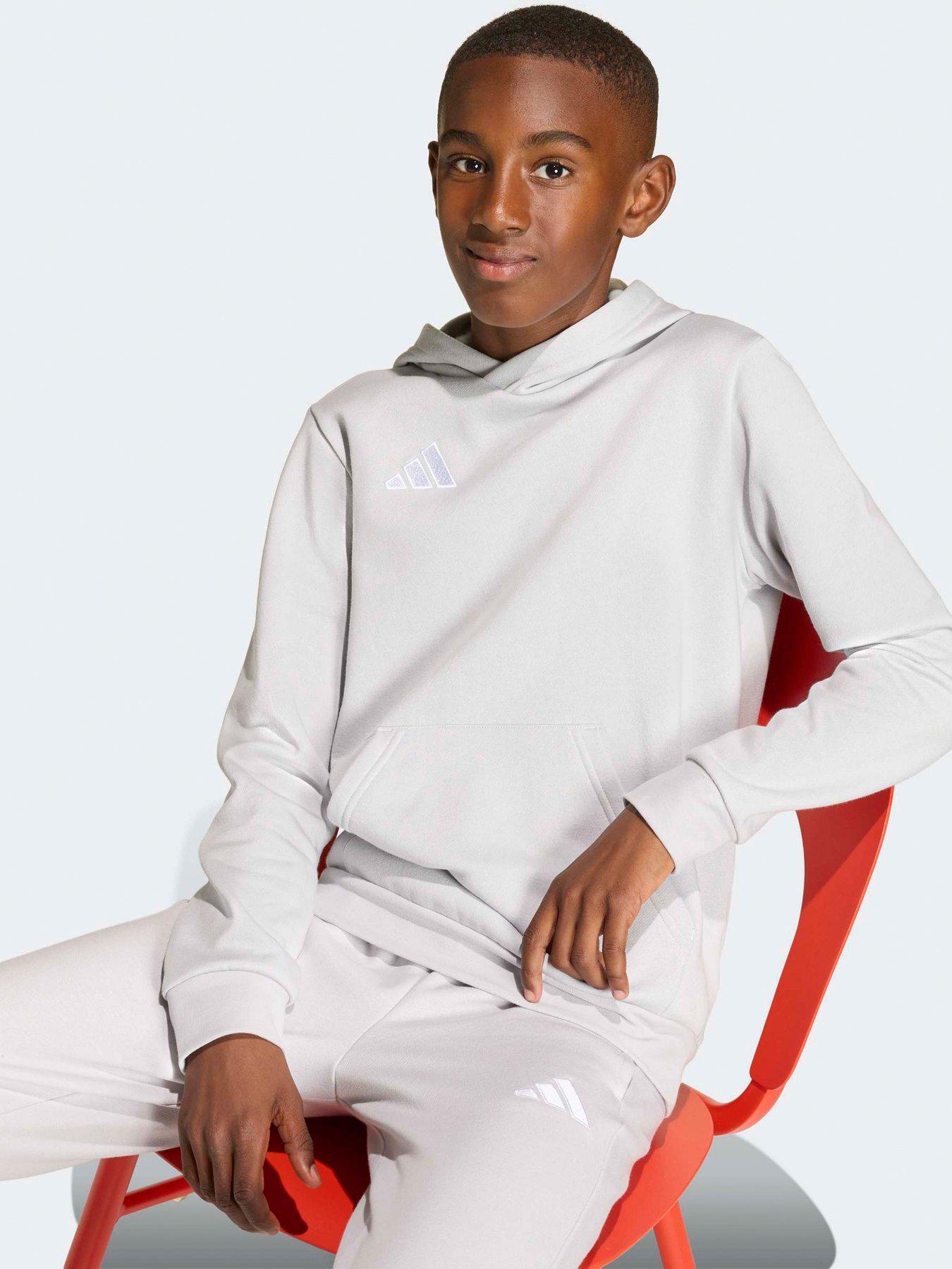 Image 5 of 5 of adidas Junior Football Entrada 26 Hoody - Grey