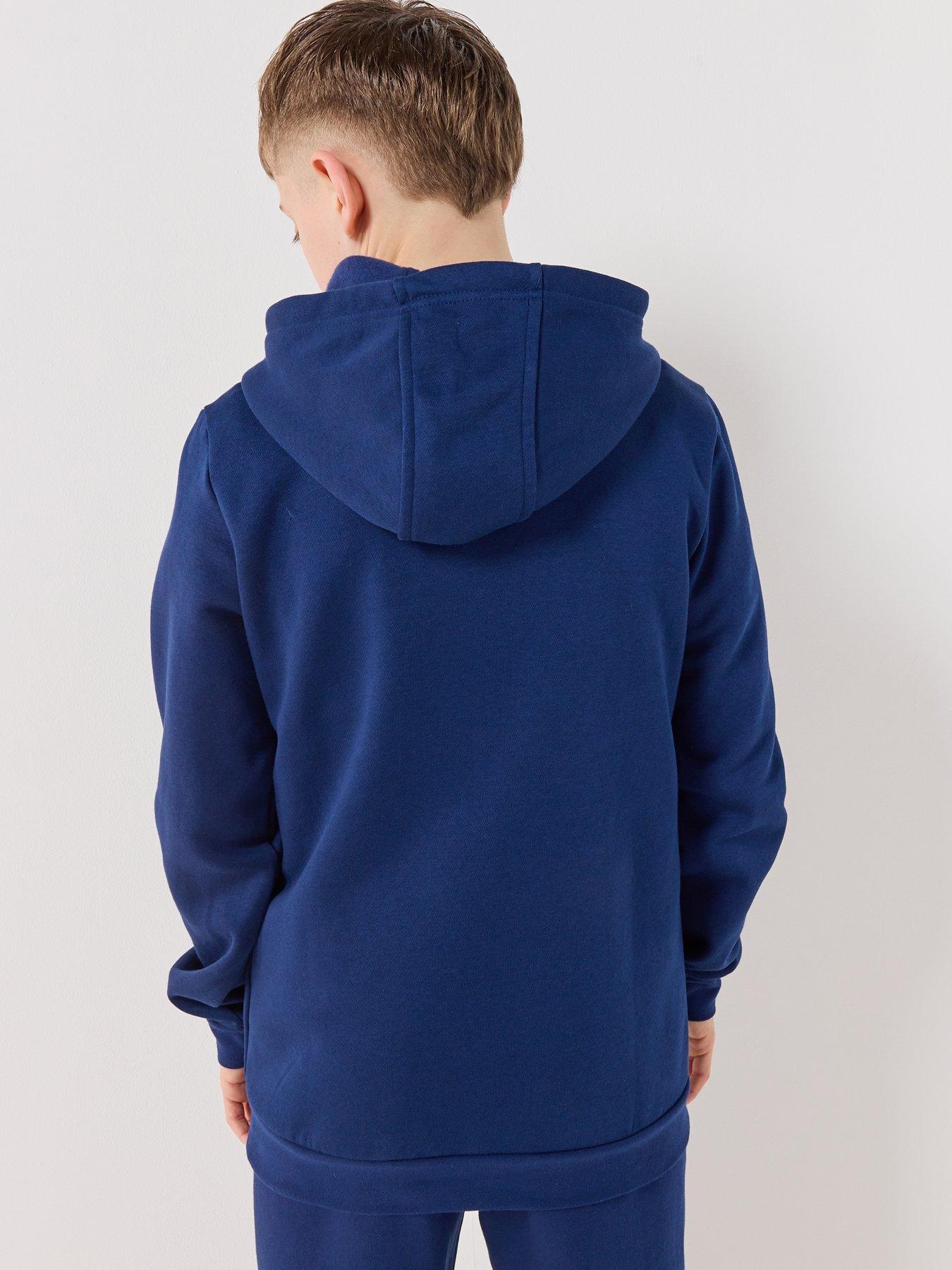 Image 2 of 6 of adidas Junior Entrada 26 Hoodie - Navy