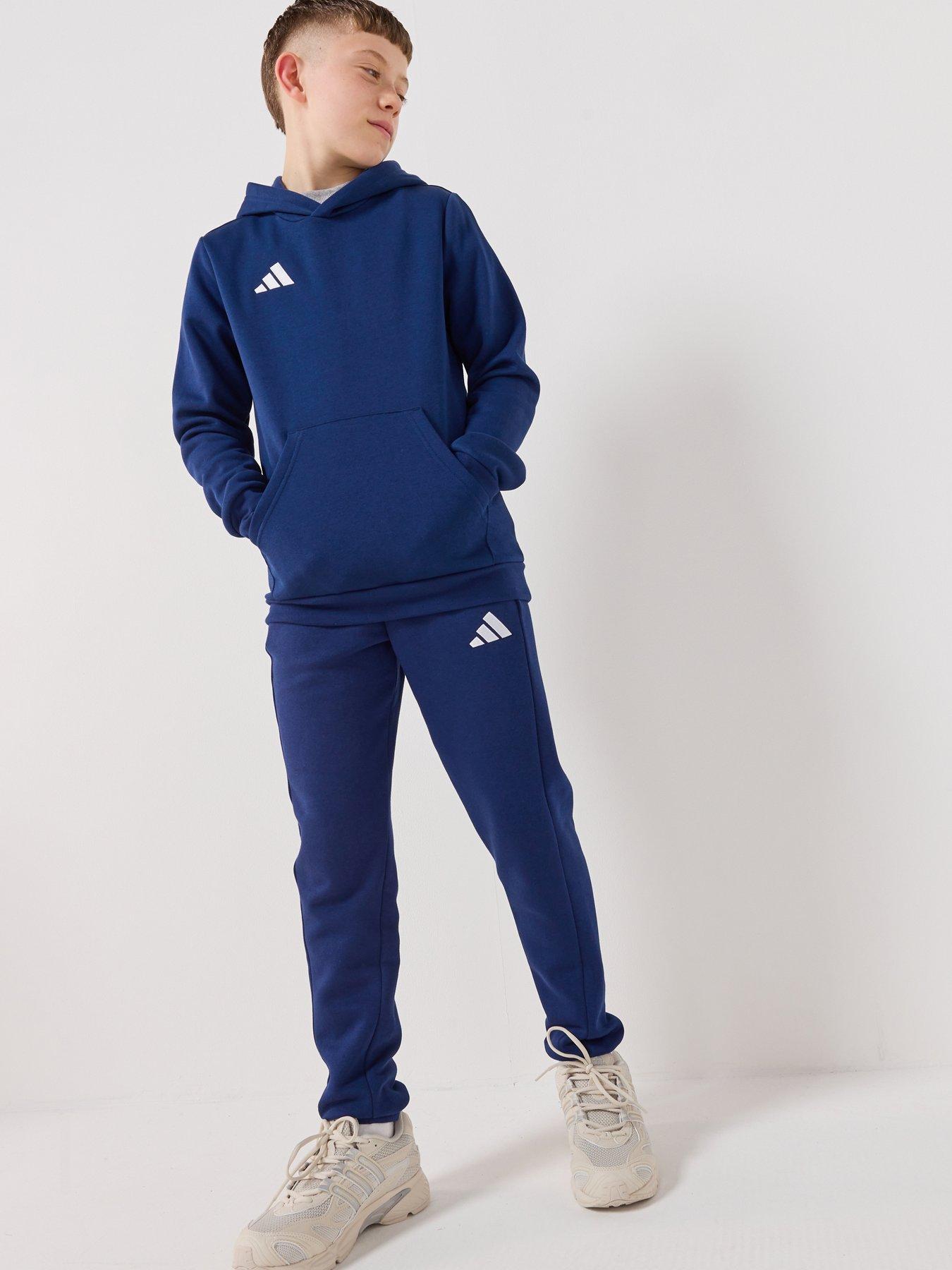 Image 3 of 6 of adidas Junior Entrada 26 Hoodie - Navy