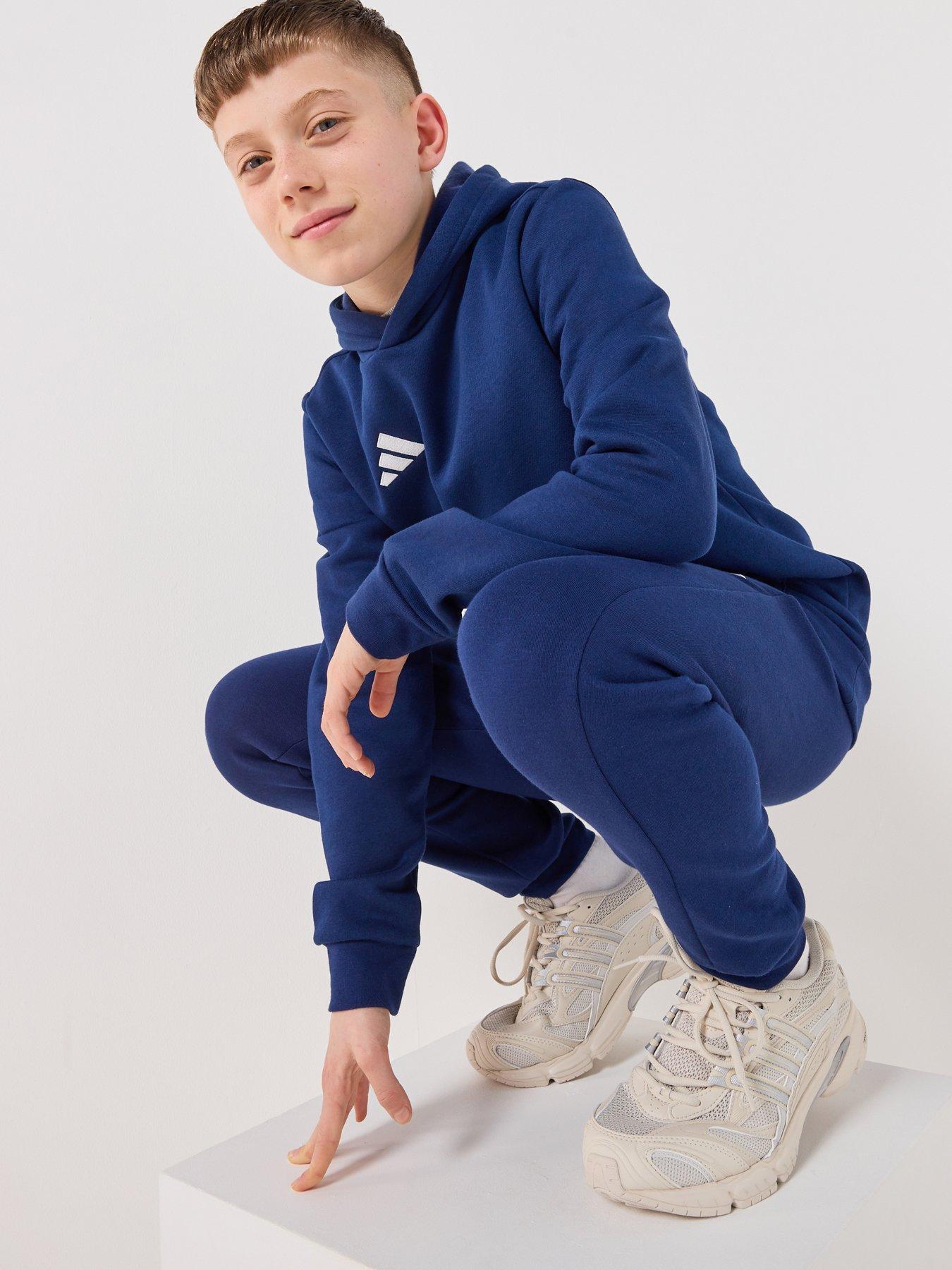 Image 4 of 6 of adidas Junior Entrada 26 Hoodie - Navy