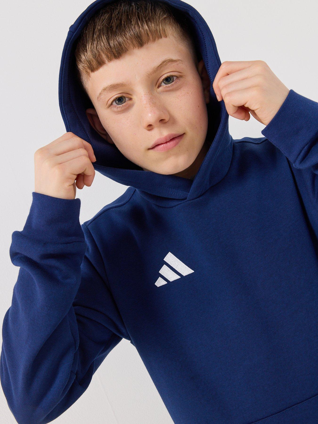 Image 5 of 6 of adidas Junior Entrada 26 Hoodie - Navy
