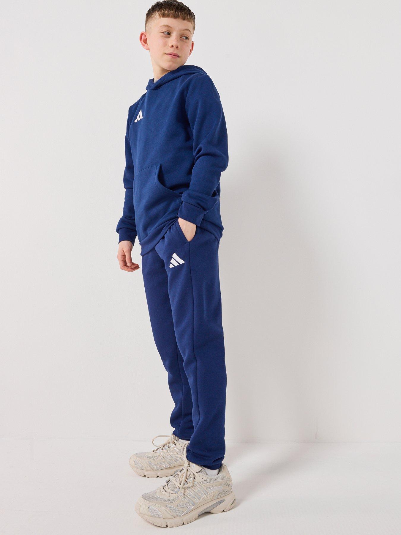 Image 6 of 6 of adidas Junior Entrada 26 Hoodie - Navy