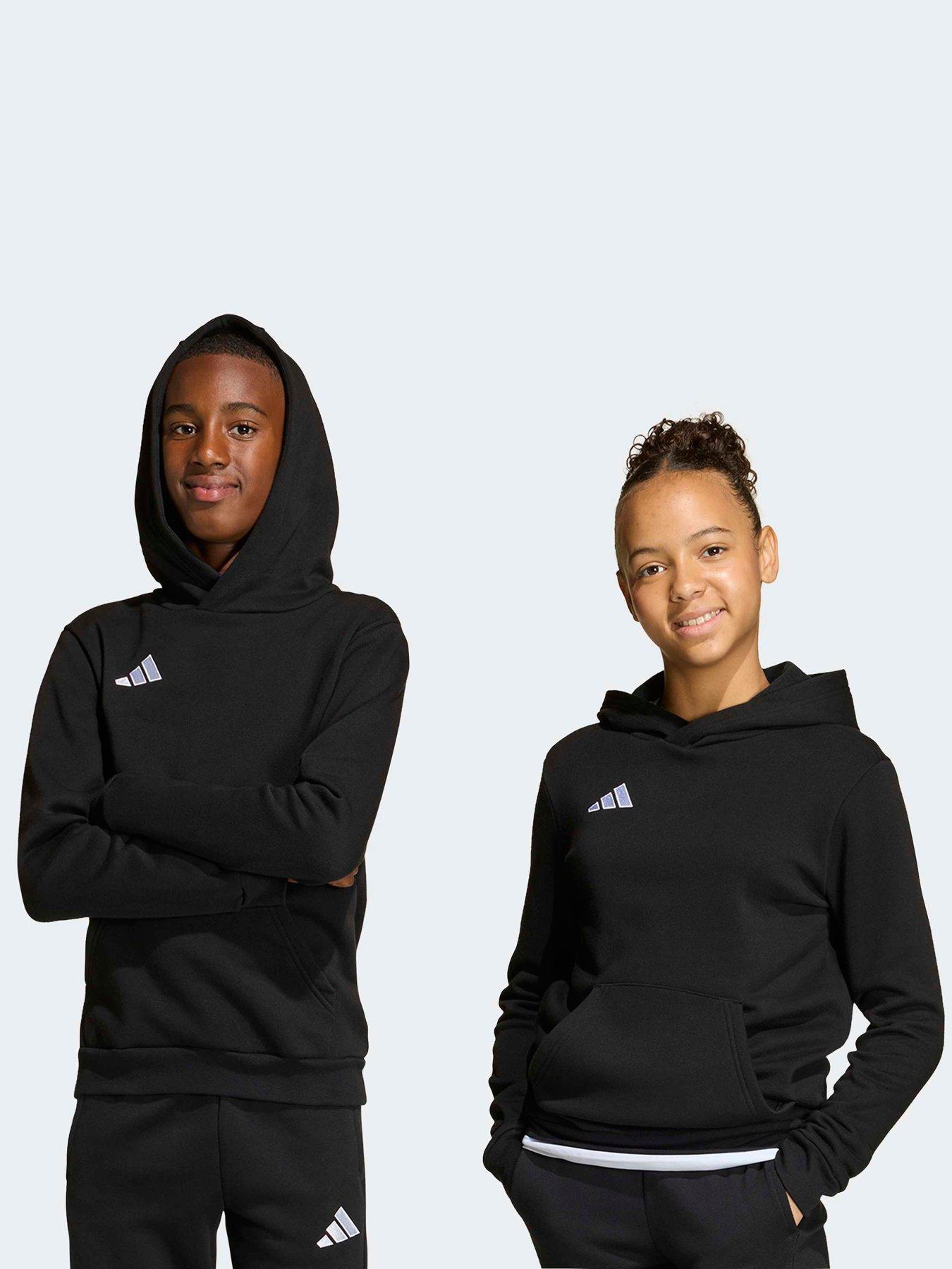 adidas Junior Entrada 26 Hoodie - Black