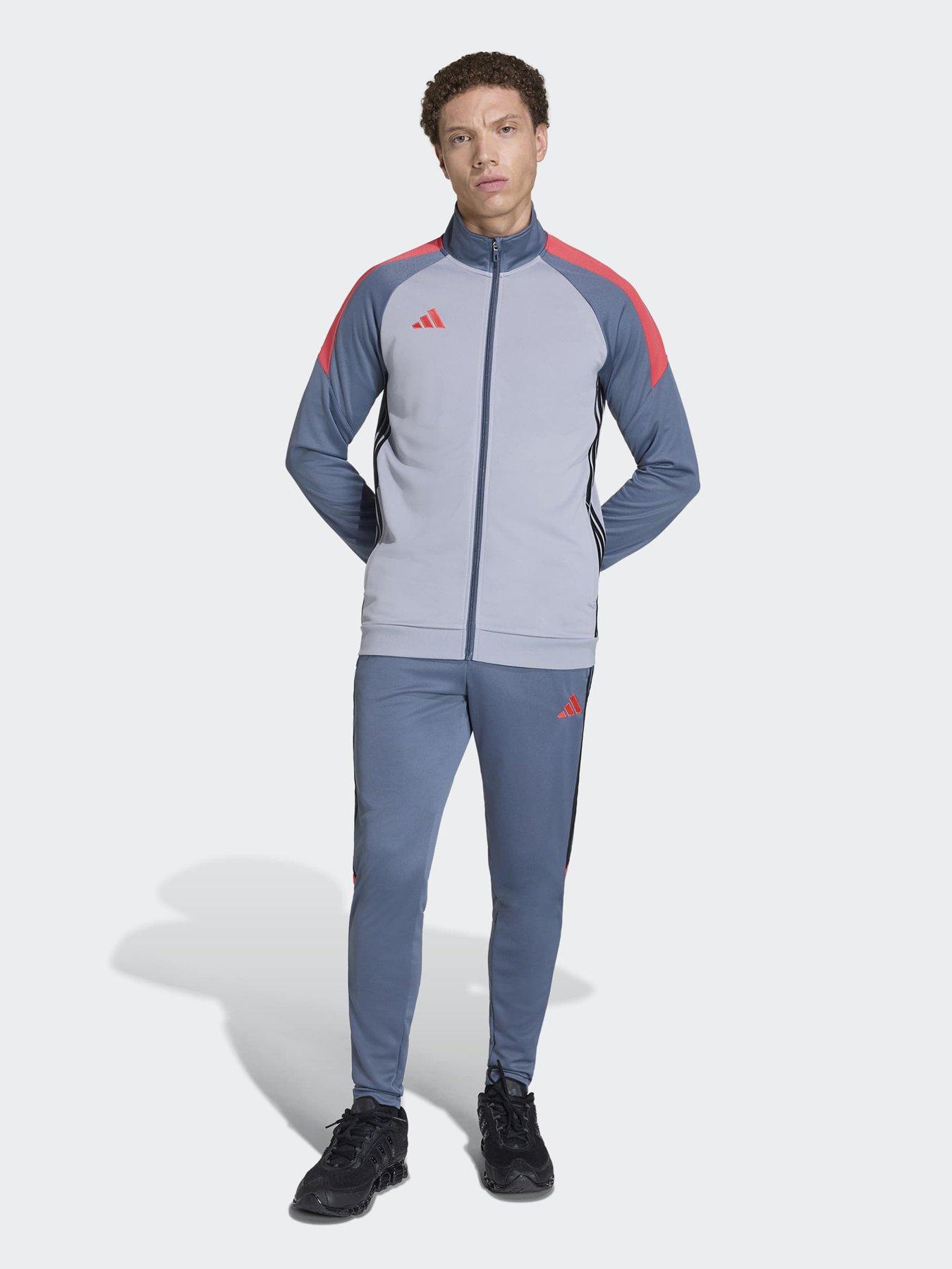 Image 1 of 5 of adidas Mens Tiro Football Tracksuit - Grey