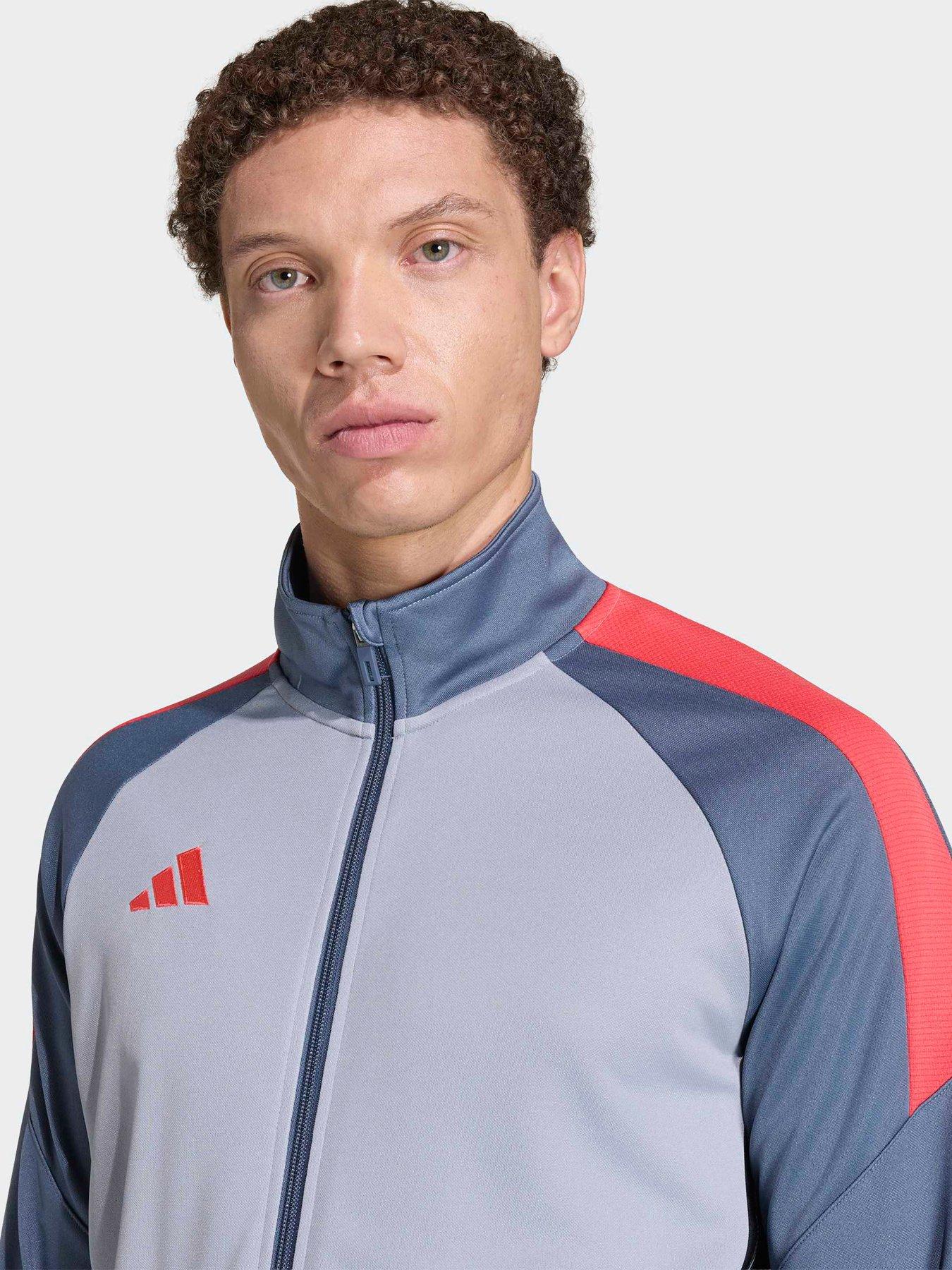 Image 4 of 5 of adidas Mens Tiro Football Tracksuit - Grey