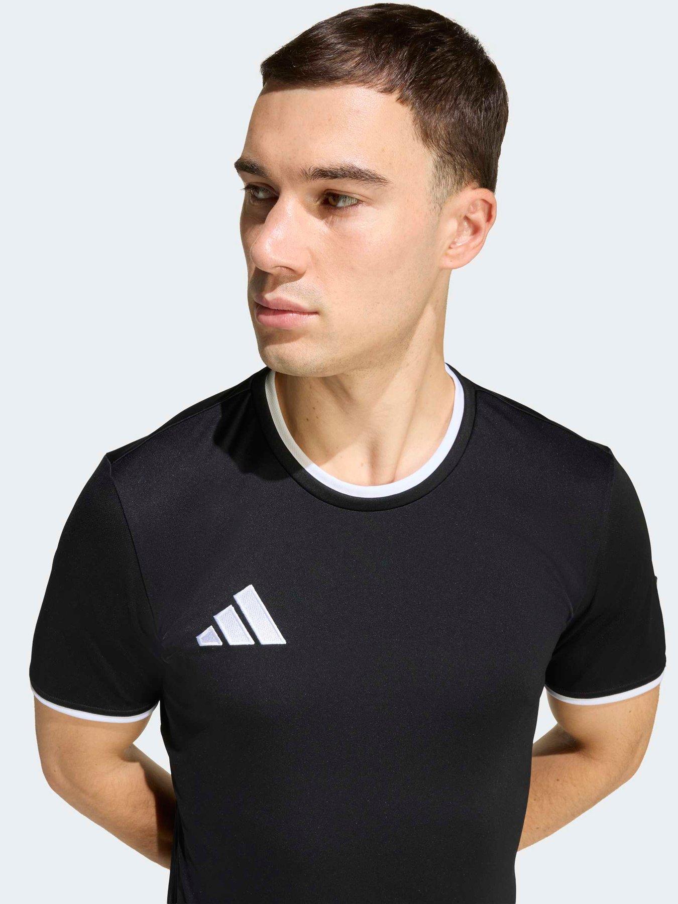 Image 5 of 6 of adidas Mens Entrada 26 Short Sleeve Football T-Shirt - Black