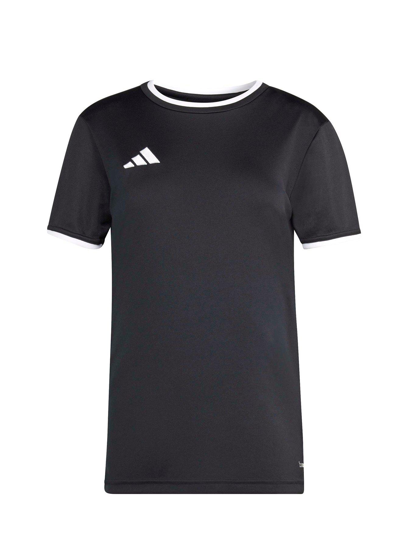 Image 7 of 7 of adidas Womens Entrada 26 Football Training Jersey T-Shirt - Black