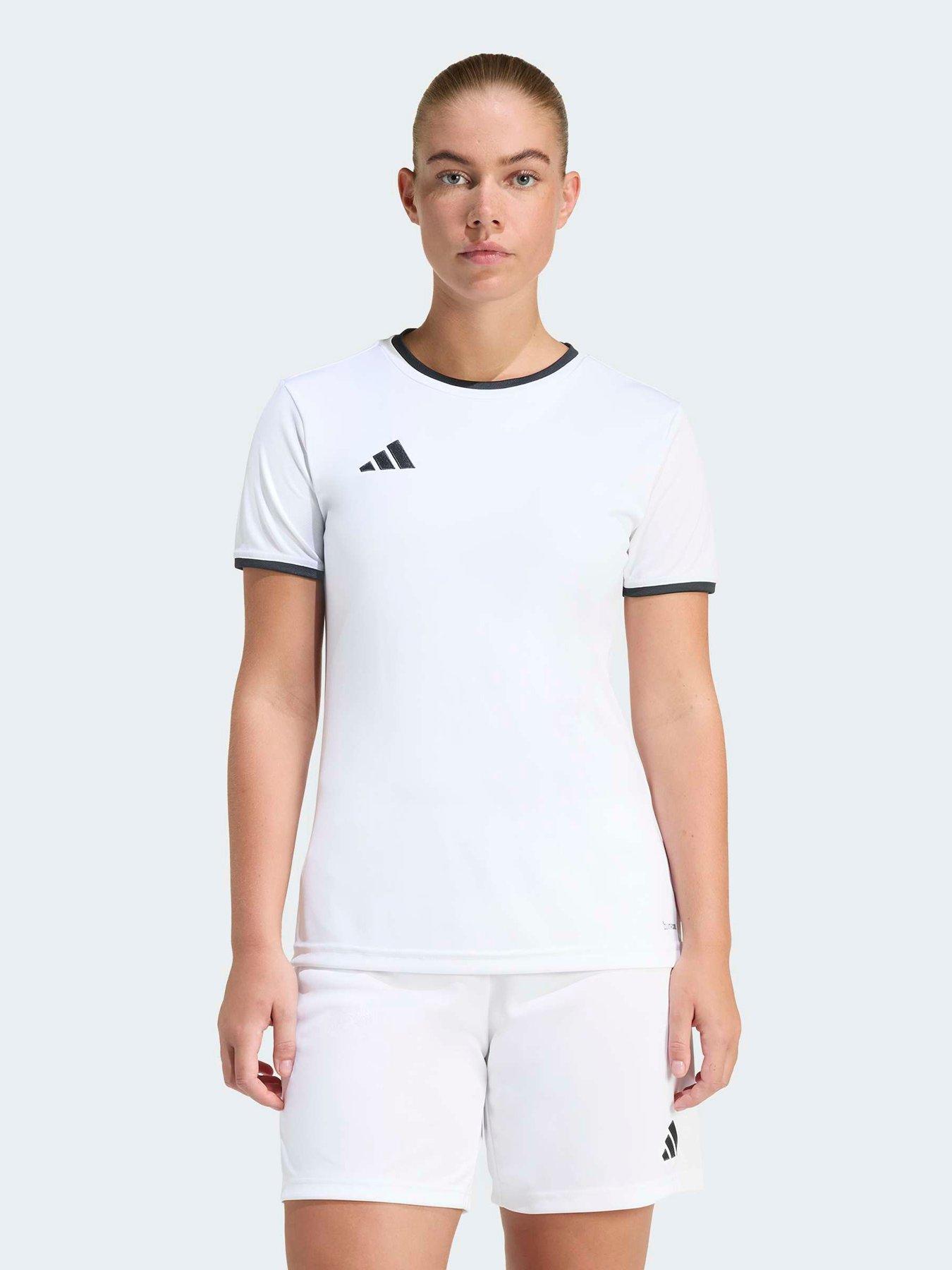 Image 1 of 7 of adidas Womens Entrada 26 Football Training Jersey - White