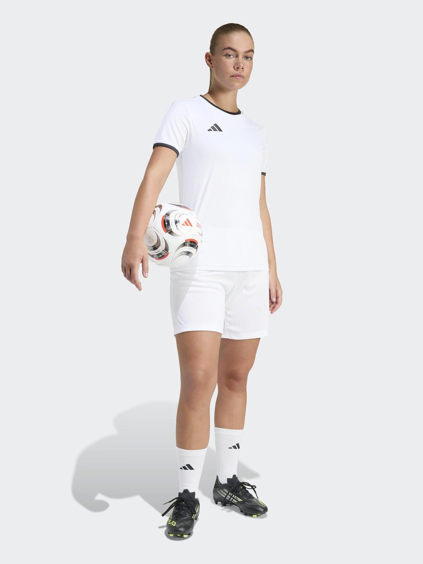 Image 3 of 7 of adidas Womens Entrada 26 Football Training Jersey - White