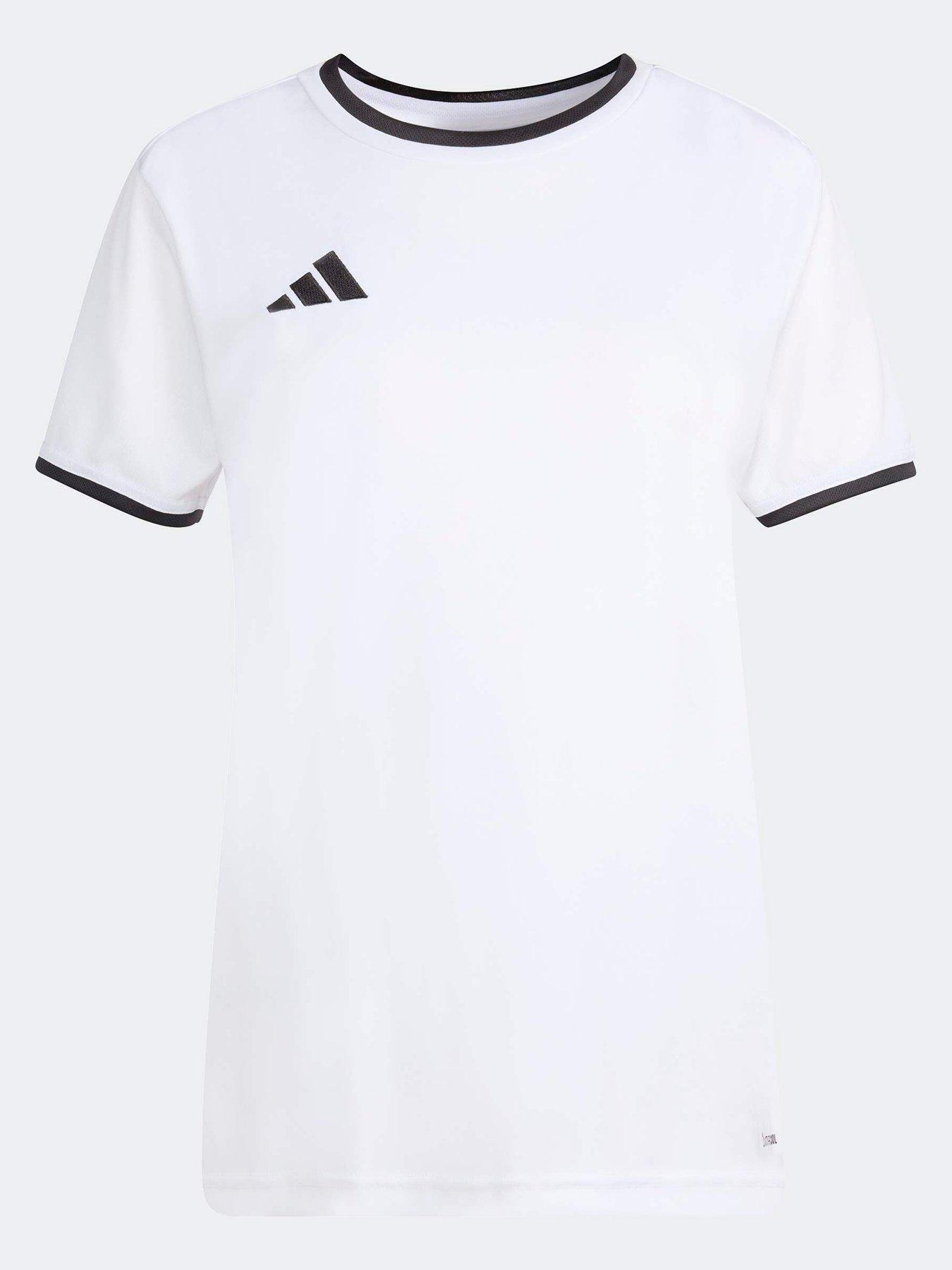 Image 7 of 7 of adidas Womens Entrada 26 Football Training Jersey - White