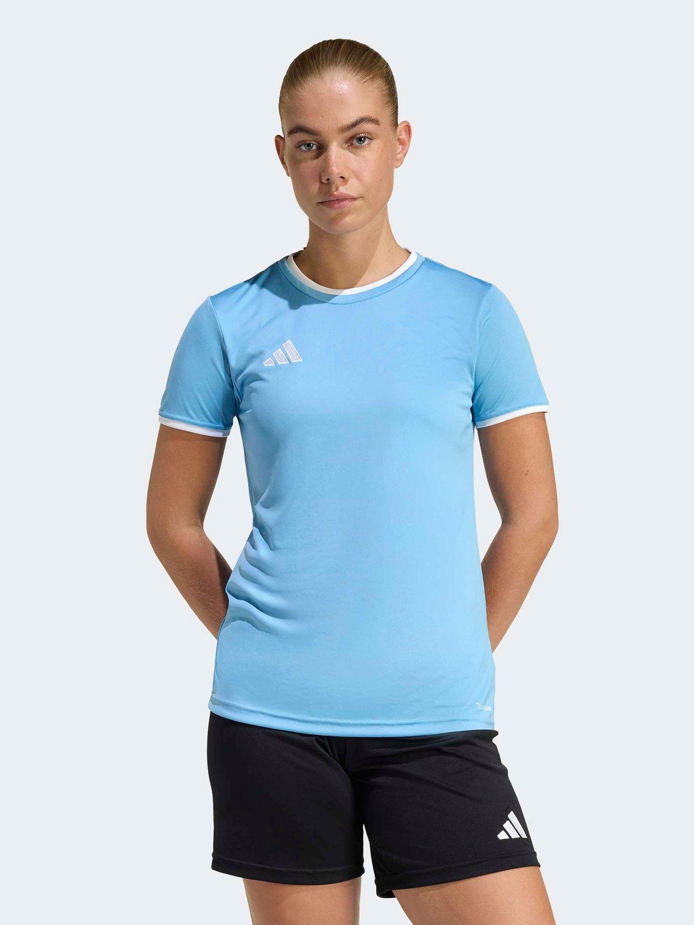 Image 1 of 5 of adidas Womens Entrada 26 Football Training Jersey - Blue