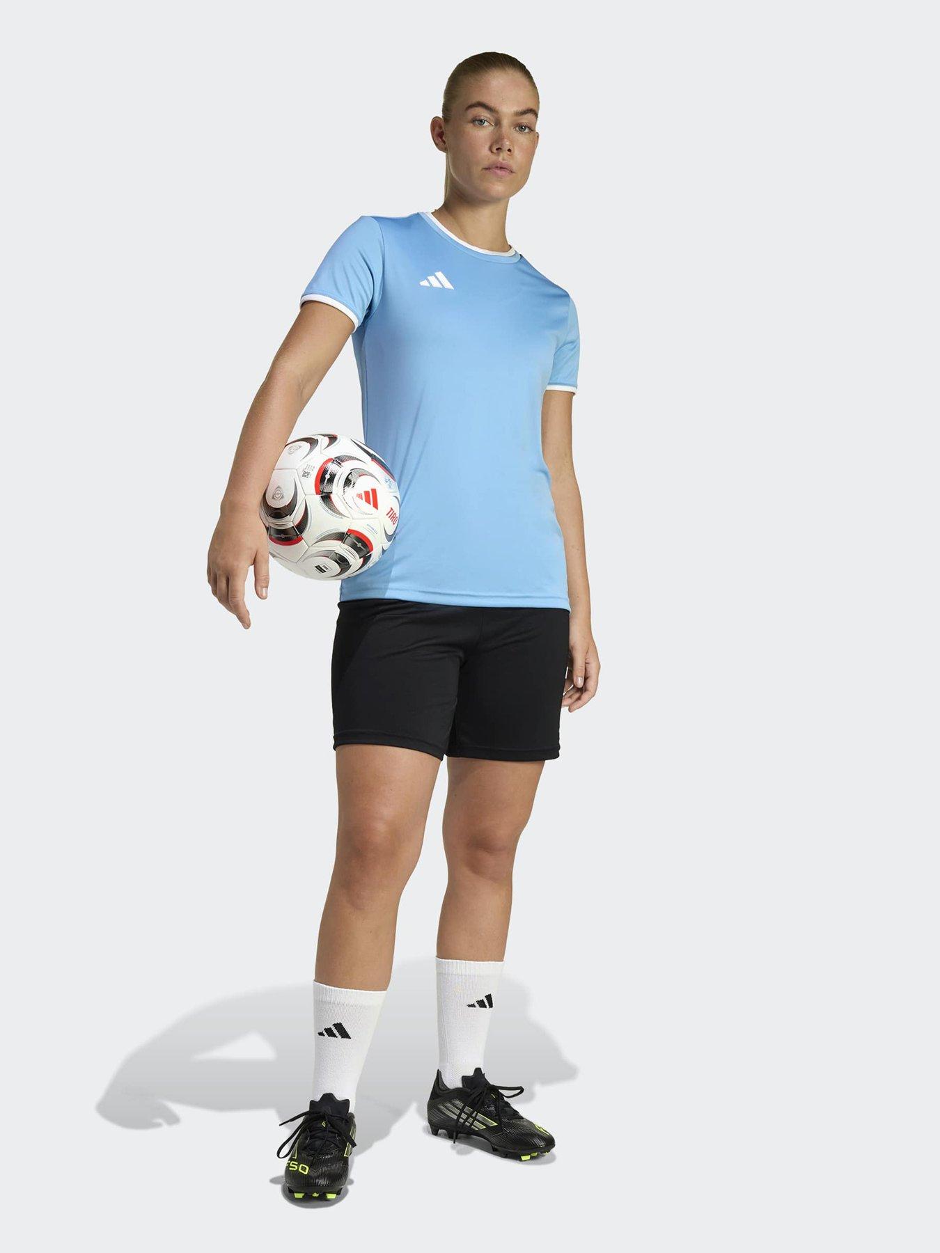 Image 3 of 5 of adidas Womens Entrada 26 Football Training Jersey - Blue