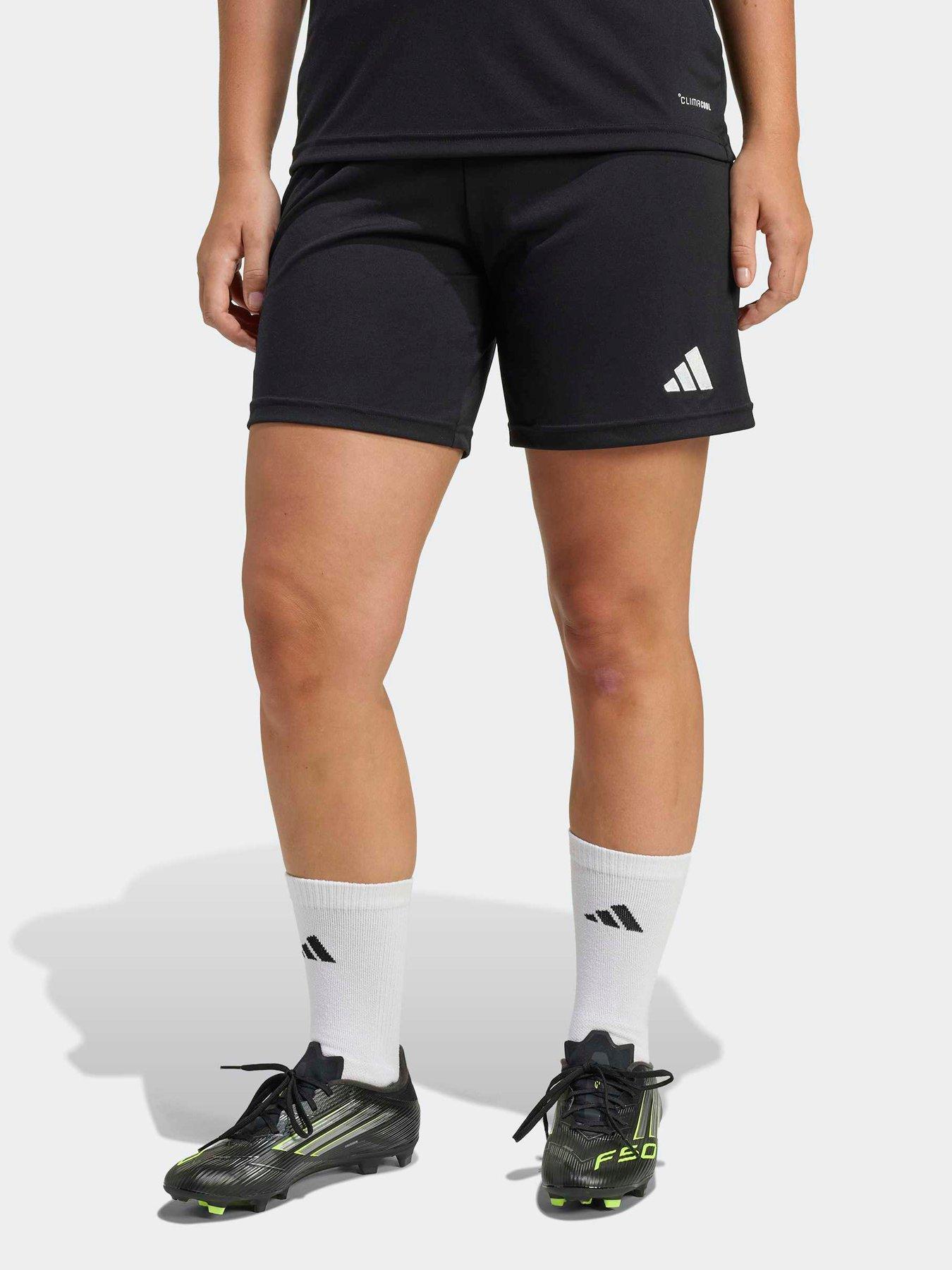 Image 1 of 7 of adidas Womens Entrada 26 Football Training Shorts - Black